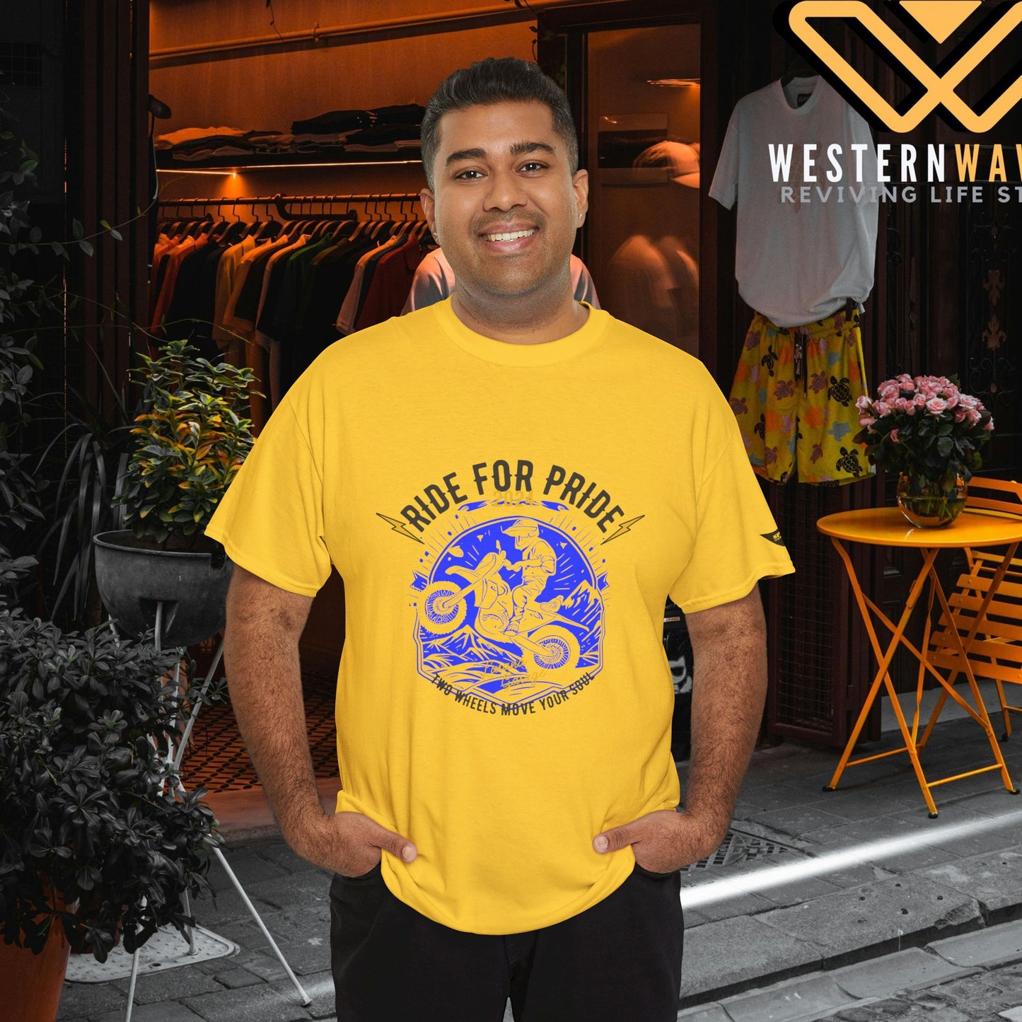 Unisex Heavy Cotton Tee_ Crafted from premium 100% cotton_ N3+ Series UHCT PT2WV004_ Limited Edition by WesternWaves: