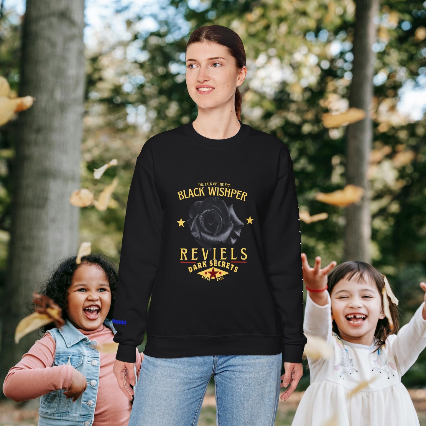 Unisex Heavy Blend™ Crewneck Sweatshirt_ N3+ Series UHBCSS PT2WV011_ Limited Edition Pure Luxury by WesternWaves: