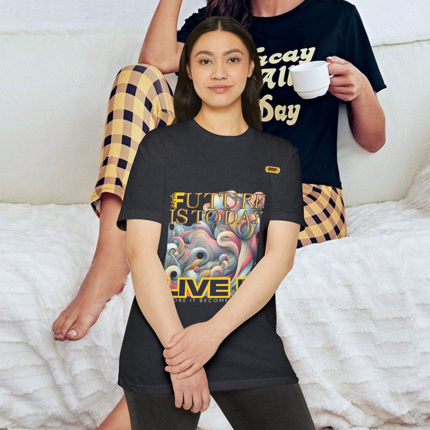 Unisex CVC Jersey T-shirt_ 16 June 2025_ Limited Edition Casual Fashion by WesternWaves: