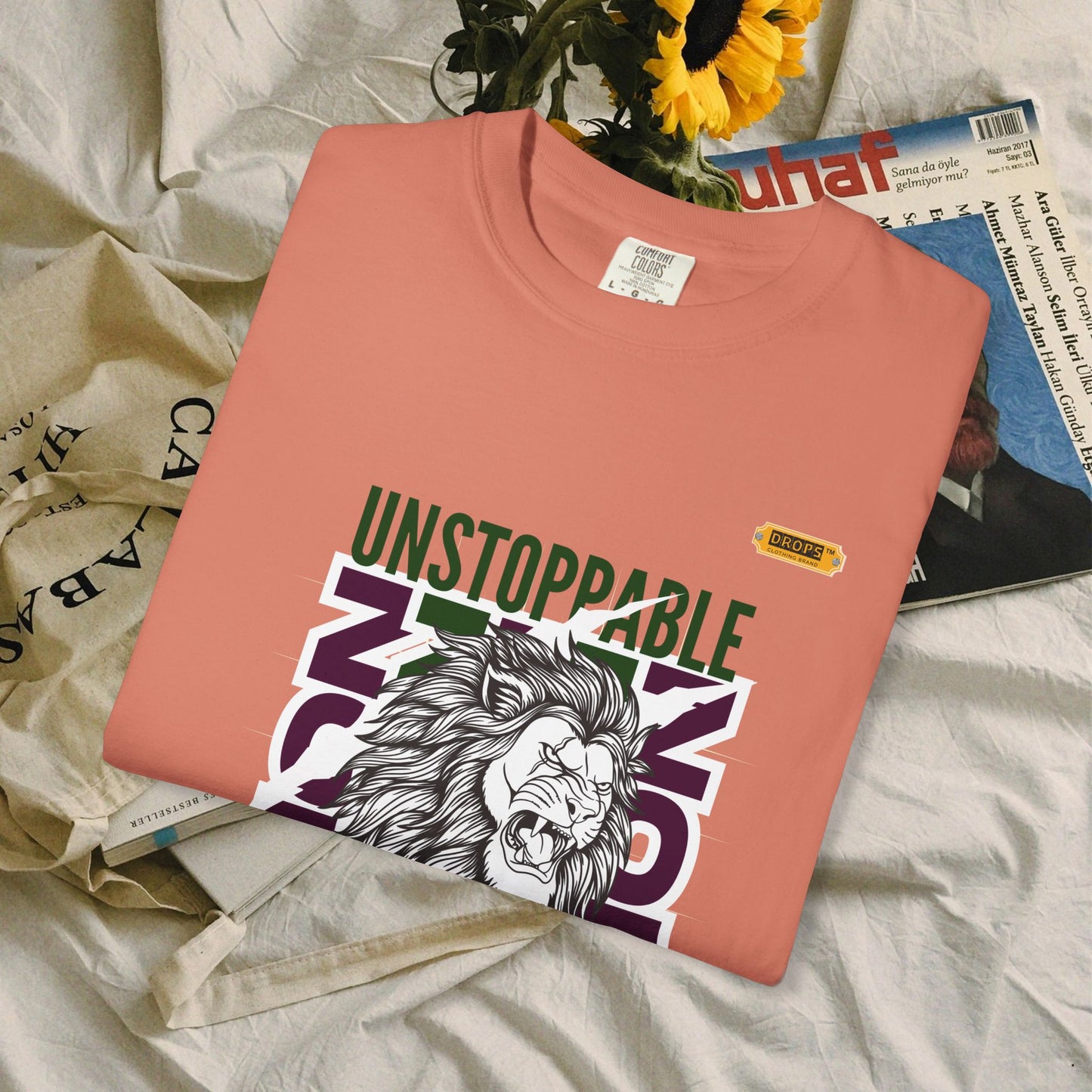 Unisex Garment-Dyed T-Shirt_ 26 June 2025_ Limited Edition Strength in Diversity by WesternWaves: