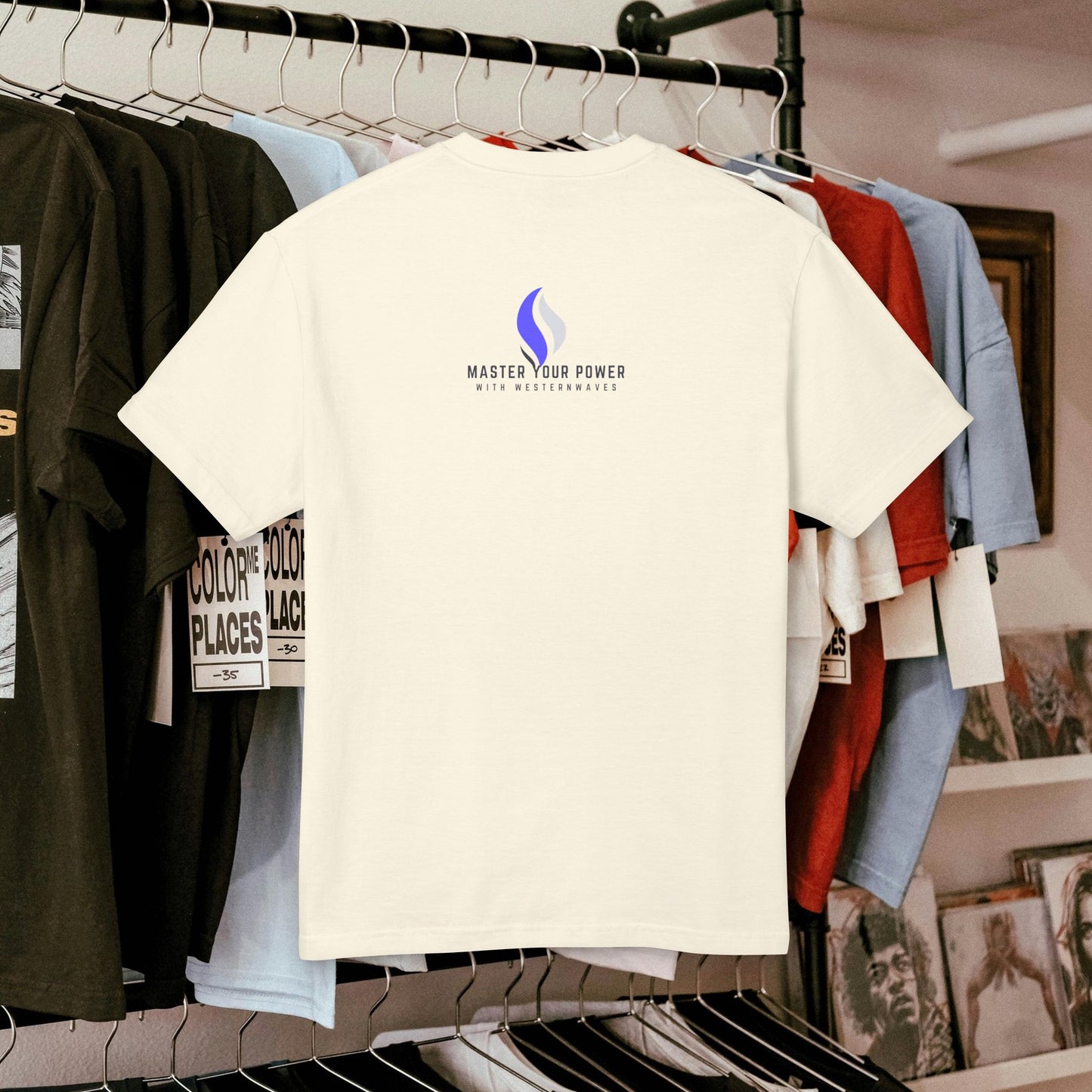 Unisex Garment-Dyed Heavyweight Cotton Tee_ N2+ Series USGDHWCTEE PT2WW008_ Limited Edition Statement of Style by WesternWaves: