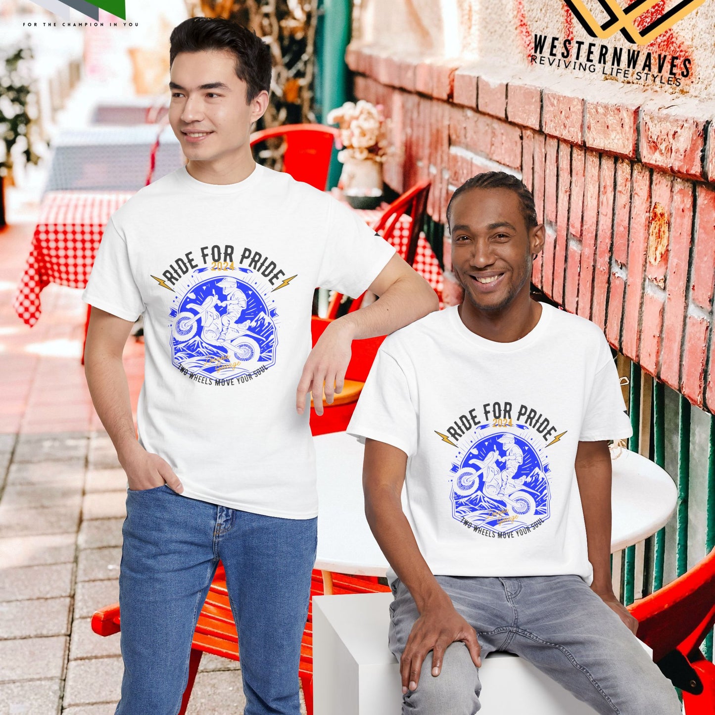Unisex Heavy Cotton Tee_ Crafted from premium 100% cotton_ N3+ Series UHCT PT2WV004_ Limited Edition by WesternWaves: