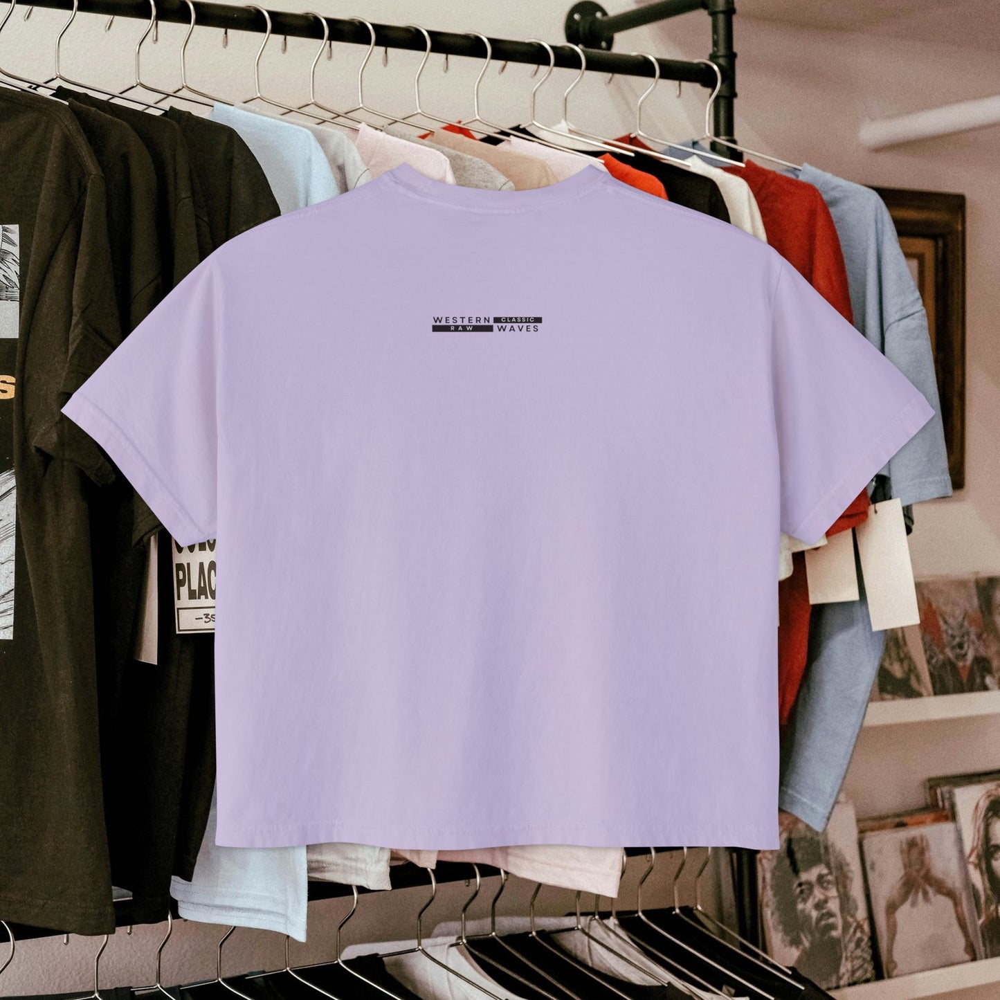 Women's Boxy Tee_ N3+ Series WBTEE PT2WW001_ limited edition by WesternWaves: