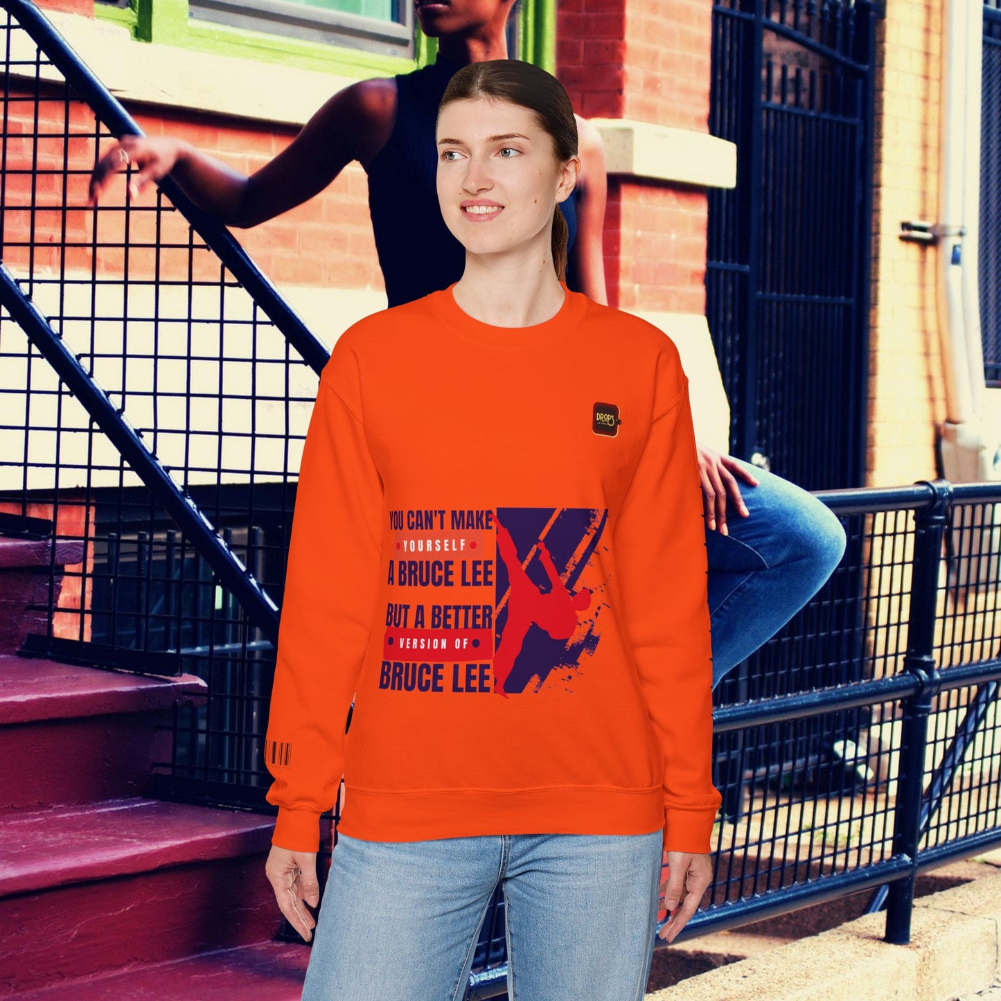 Unisex Heavy Blend™ Crewneck Sweatshirt_ N2 Sports Series UHBCSS PT2WW010_ Limited Edition ‘Zeztz’ Brand Sports Elements by WesternWaves: