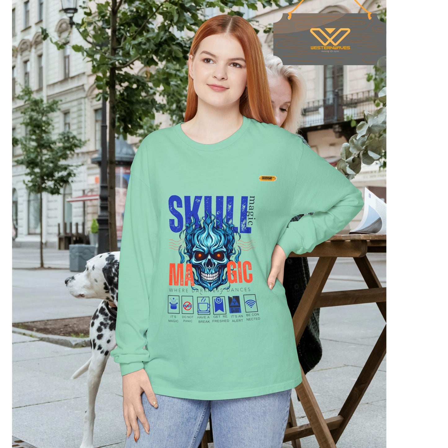 Unisex Long Sleeve T-Shirt_ N7 Series USLSTSHIRT PT2WW002_ Limited Edition Trendy Vibes by WesternWaves: