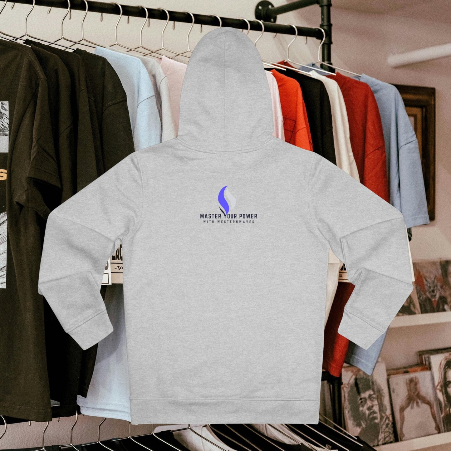 Unisex Cruiser Hoodie_ N2+ Series USCH PT2WW001_ Limited Edition Stylish & Sustainable Unisex Cruiser Hoodie by WesternWaves:
