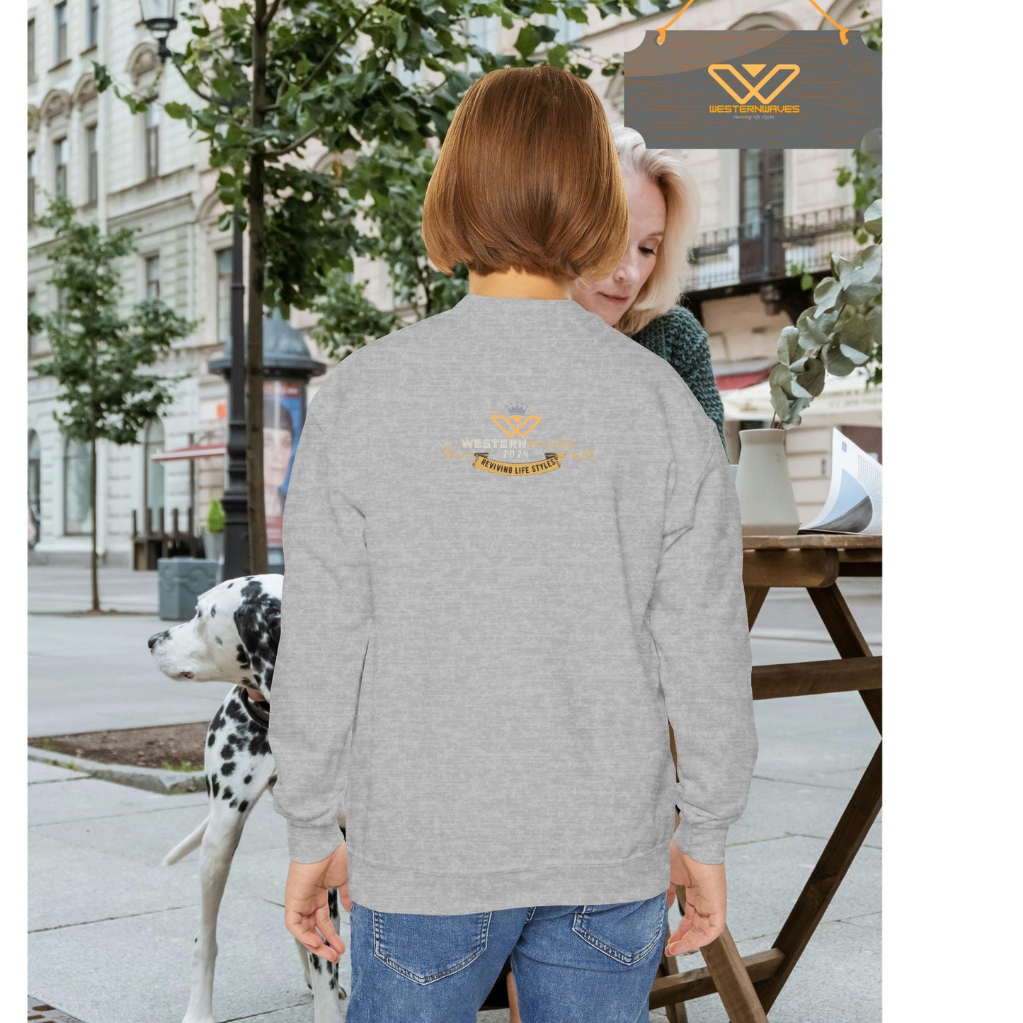 Youth Crewneck Sweatshirt_ N3+ Series YCNSS PT2WW001_ Limited Edition Perfect Companion for the School, Sports & Casual hangouts by WesternWaves: