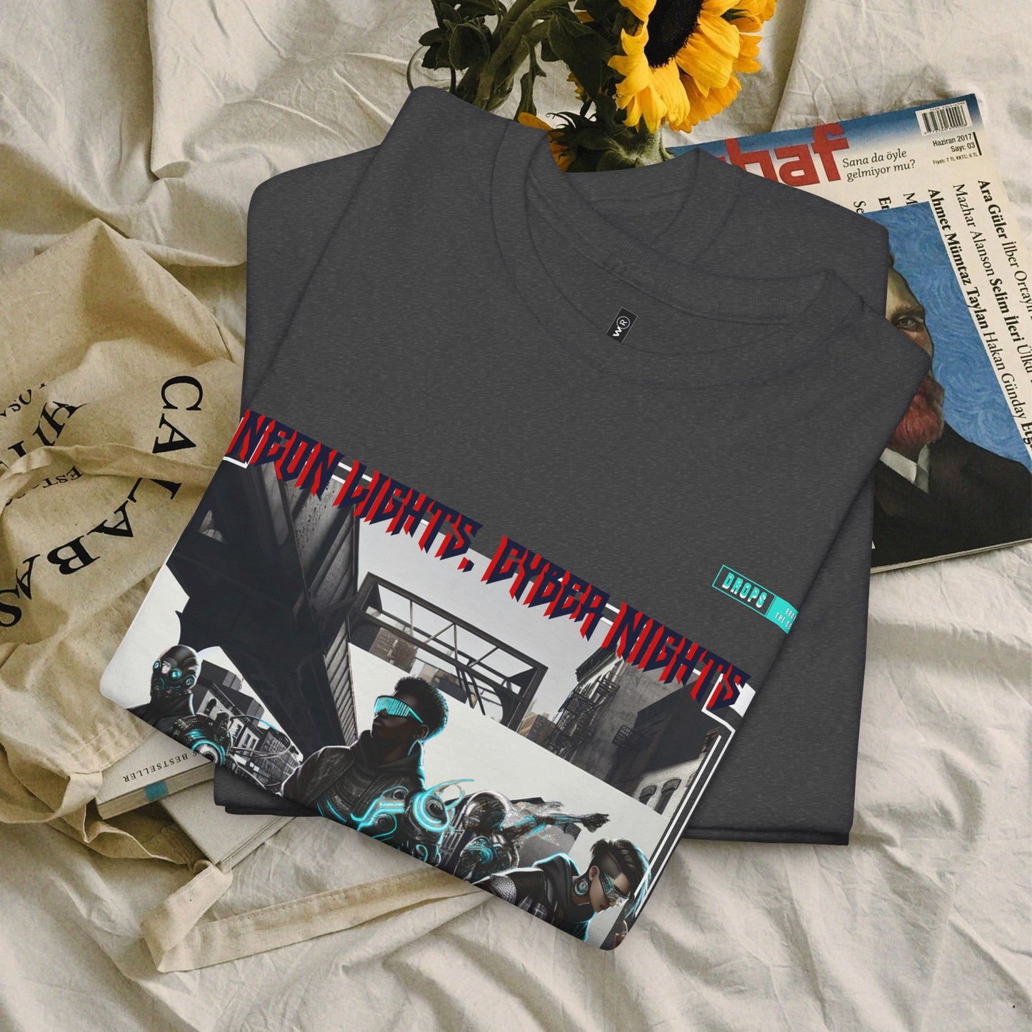 Unisex Heavy Cotton Tee_ N8+ Series USHOSTEE_ PT2WW003_ 01 Oct 2025_ Limited Edition Casual Wear by WesternWaves: