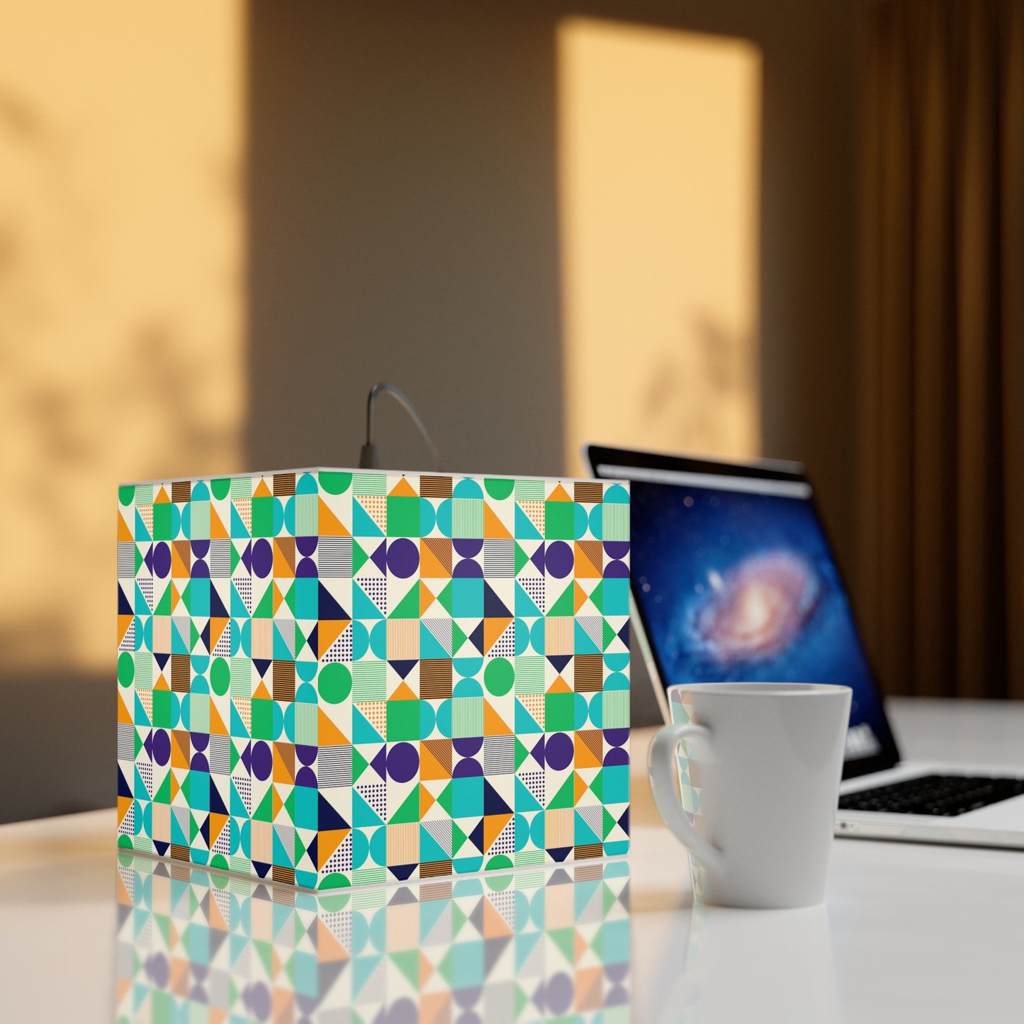 Light Cube Lamp_ N+ Series LCL PT2WW005_ Crafted for Relaxation Tranquilly by WesternWaves: