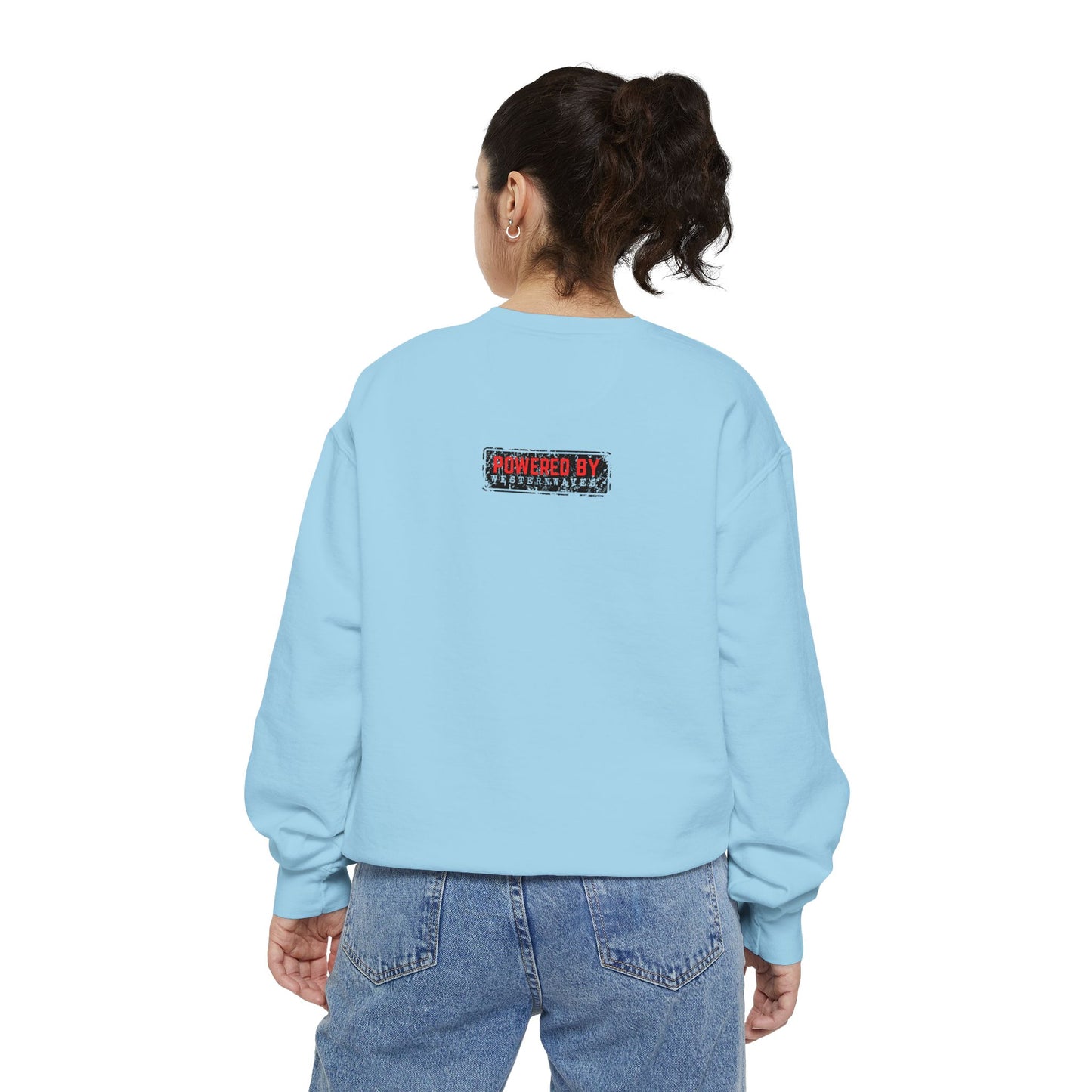 Motivational Unisex Garment-Dyed Sweatshirt, Cozy Pullover, Rise and Shine Apparel, Gift for Her, Inspirational Clothing