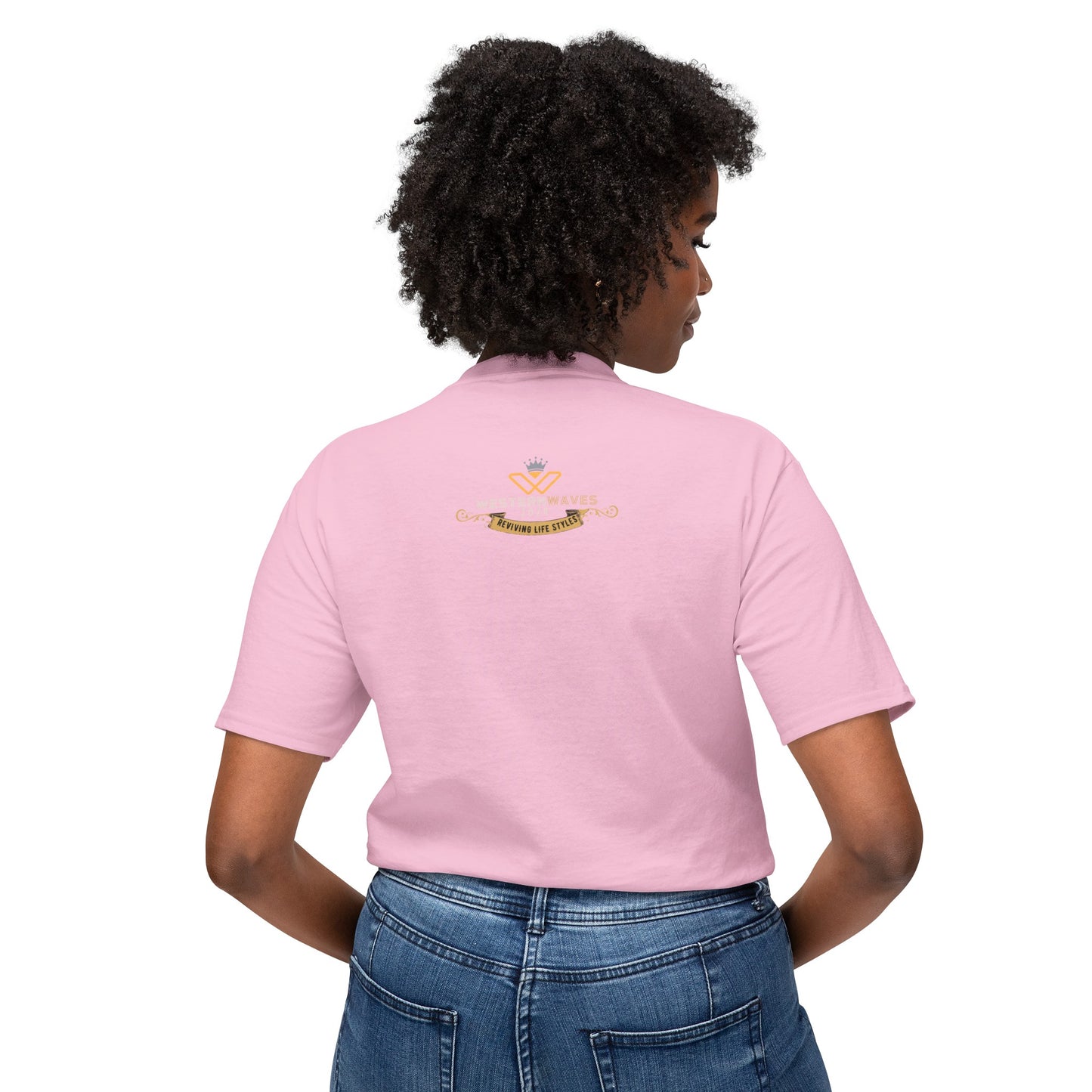 Unisex HD Cotton™ T-shirt_ N+ Series USHDCTS PT2WW001_ Limited Edition Unisex HD Cotton™ T-shirt by WesternWaves:
