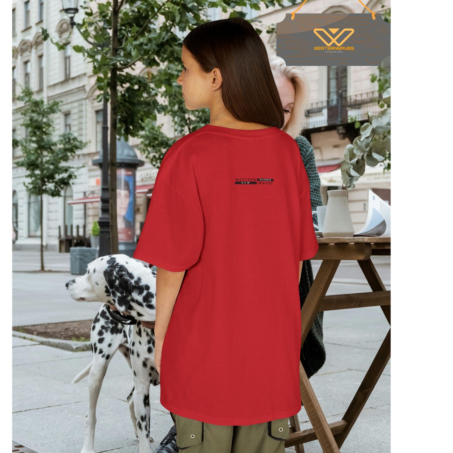 Kids Heavy Cotton™ Tee_ N2 Series KHCT PT2WW0011_ Limited Edition Durable Comfort for Every Adventure by WesternWaves: