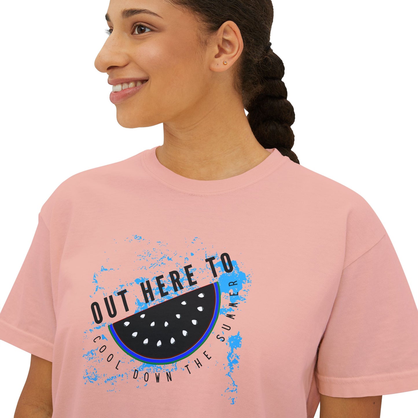 Women's Boxy Tee – N Series WBTEE PT2WW003_ limited edition Ethical Cotton Comfort by WesternWaves: