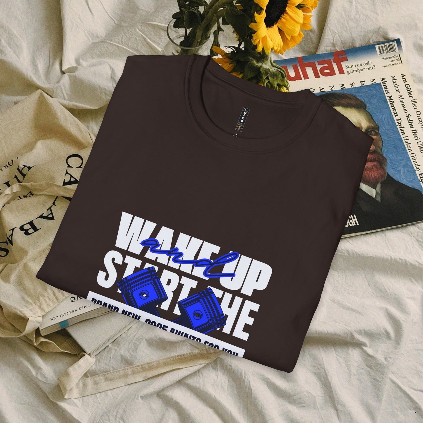 Unisex Softstyle T-Shirt_ N3+ Series USSTS FT2WW004_ Redefine Relaxation Limited Edition by WesternWaves: