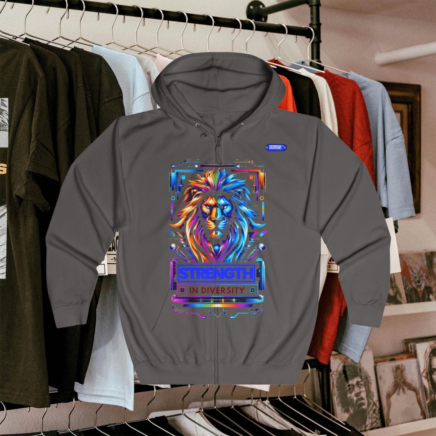 Unisex Full Zip Hoodie_ 21 June 2025_ Limited Edition Stylish Comfort by WesternWaves:
