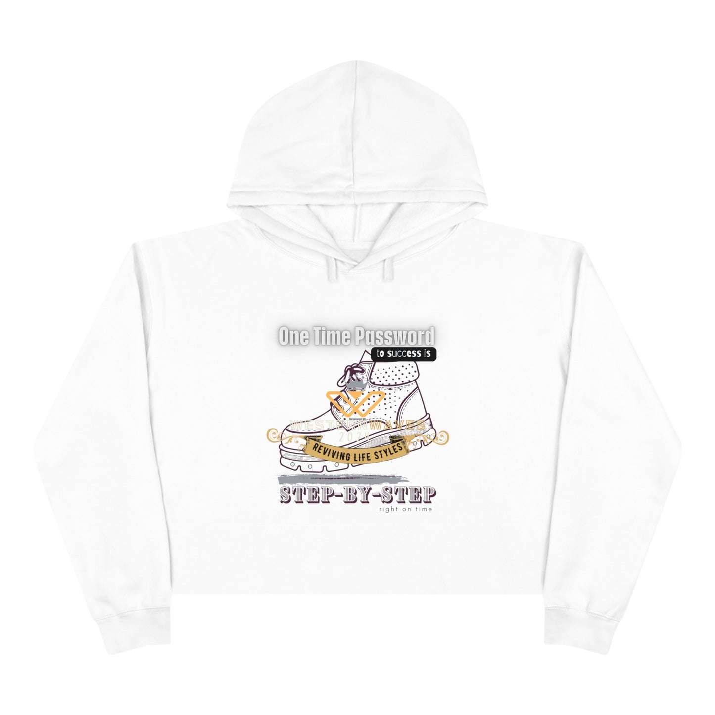 Crop Hoodie_ N2+ Series CH PT2WW001_ Limited Edition Stylish Comfort & Chic Design by WesternWaves: