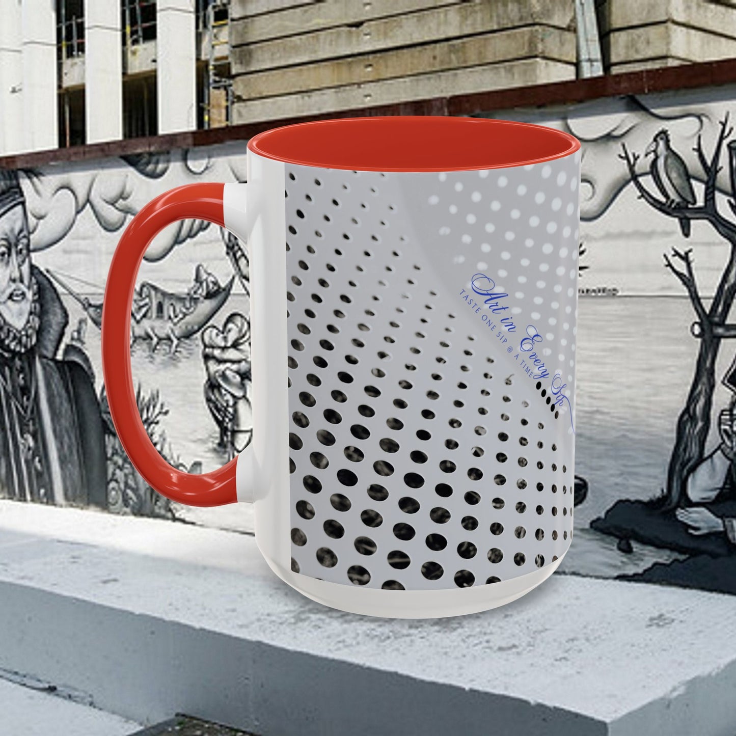 Accent Coffee Mug 11, 15oz_ N3+ Series ACM11OZ PT2WW020_ Limited Edition Perfect Blend of Style by WesternWaves: