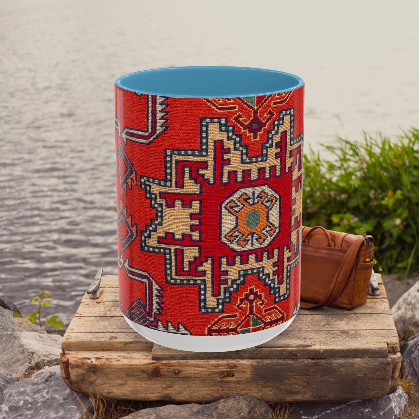 Accent Coffee Mug 11, 15oz_ N3+ Series ACM11OZ PT2WW019_ Limited Edition Perfect Blend of Style by WesternWaves: