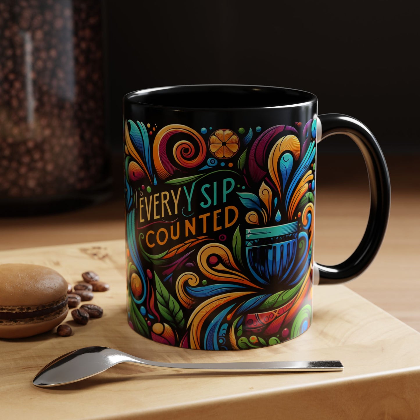 Accent Coffee Mug 11_ N3* Series ACM11OZ PT2WW022_ Limited Edition Perfect Blend of Style by WesternWaves: