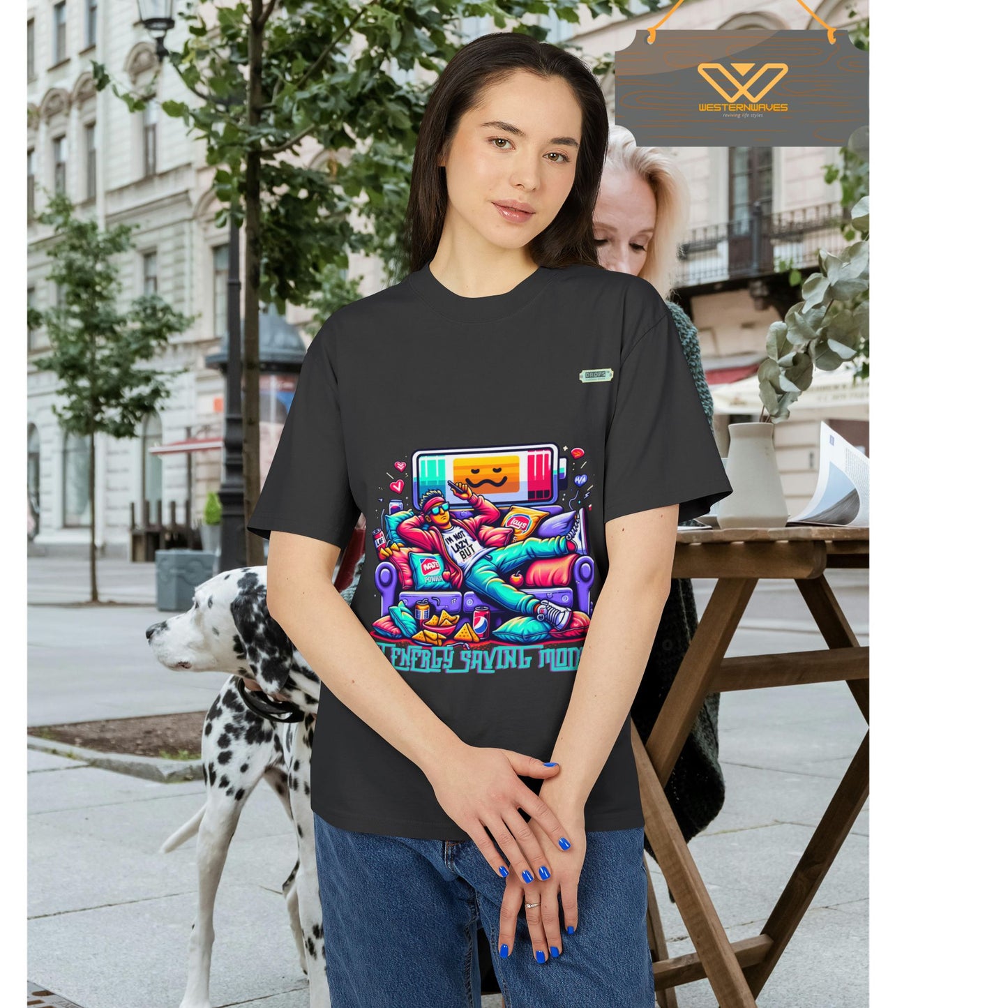 Unisex Heavy Faded Tee_ N7* Series USHFTEE PT2WW014_ Limited Edition Heavy Faded Tee by WesternWaves