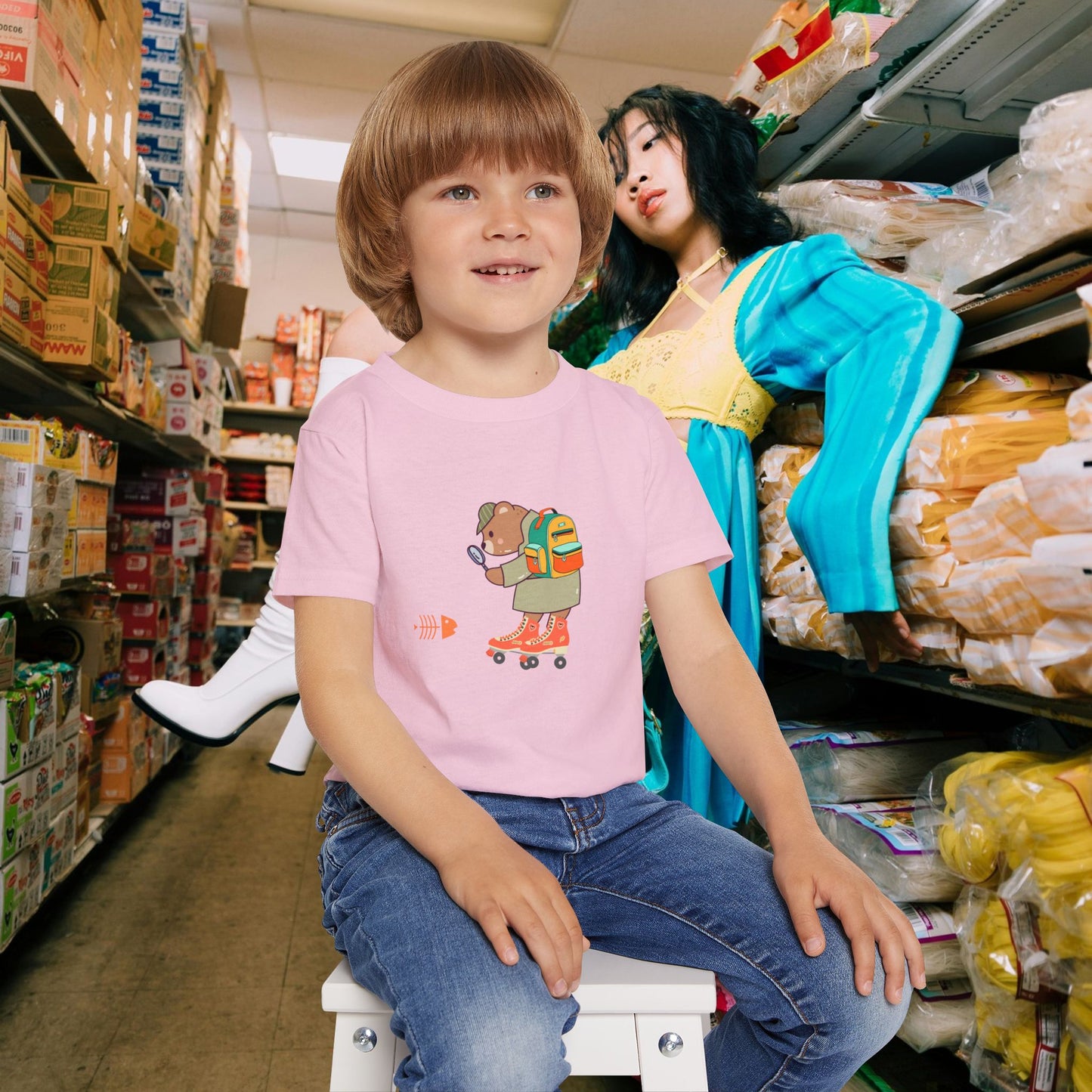 Heavy Cotton™ Toddler T-shirt - N5 Series HCT PT2BC010_ Eco-Friendly Comfort of Limited Edition of WesternWaves: