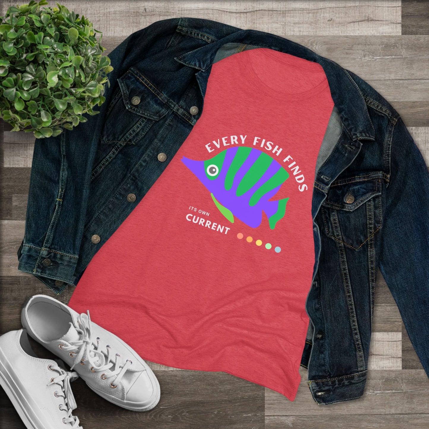 Women's Triblend Tee_ N3+ Series WTBT PT2WV002_ Limited Edition Designer Tee by SPW of WesternWaves