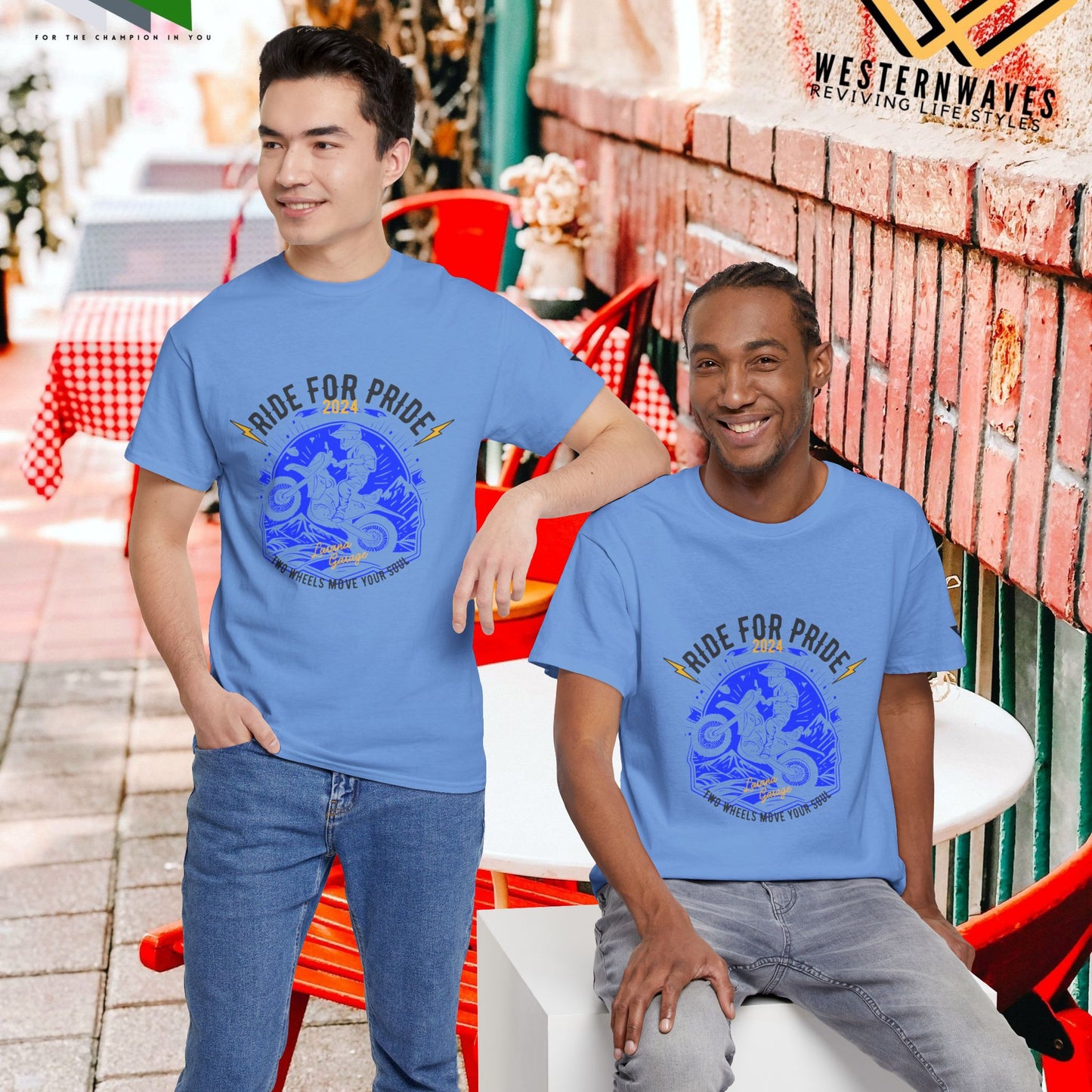 Unisex Heavy Cotton Tee_ Crafted from premium 100% cotton_ N3+ Series UHCT PT2WV004_ Limited Edition by WesternWaves: