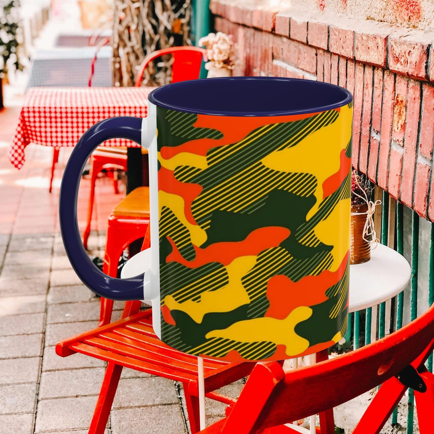 Accent Coffee Mug 11oz, 15 oz_ N2 Series ACM11OZ PT2WW001_ Vibrant Limited Edition Design by WesternWawes