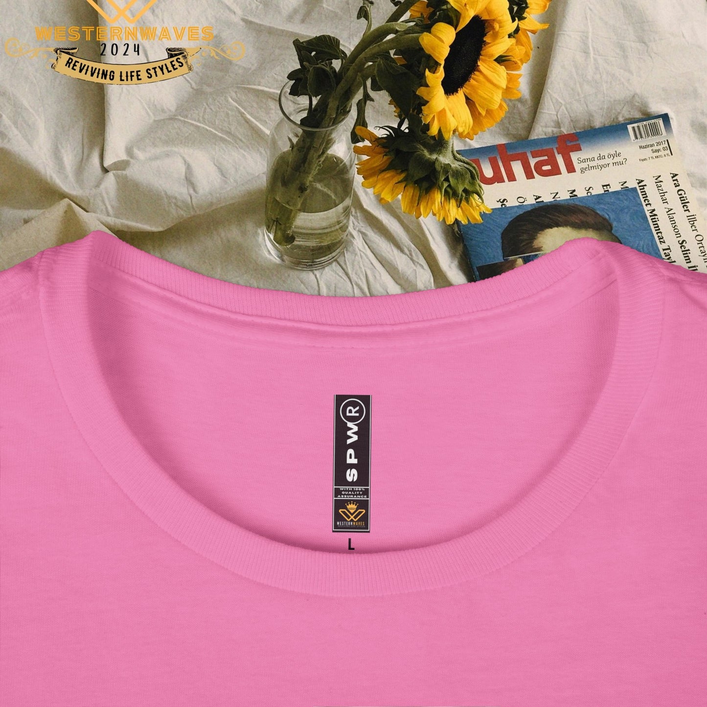 Women's Softstyle Tee_ for Effortless Chic_ N2+ Series WSST PT2WW004_ Limited Edition Feminine & Sophisticated Style by WesternWaves: