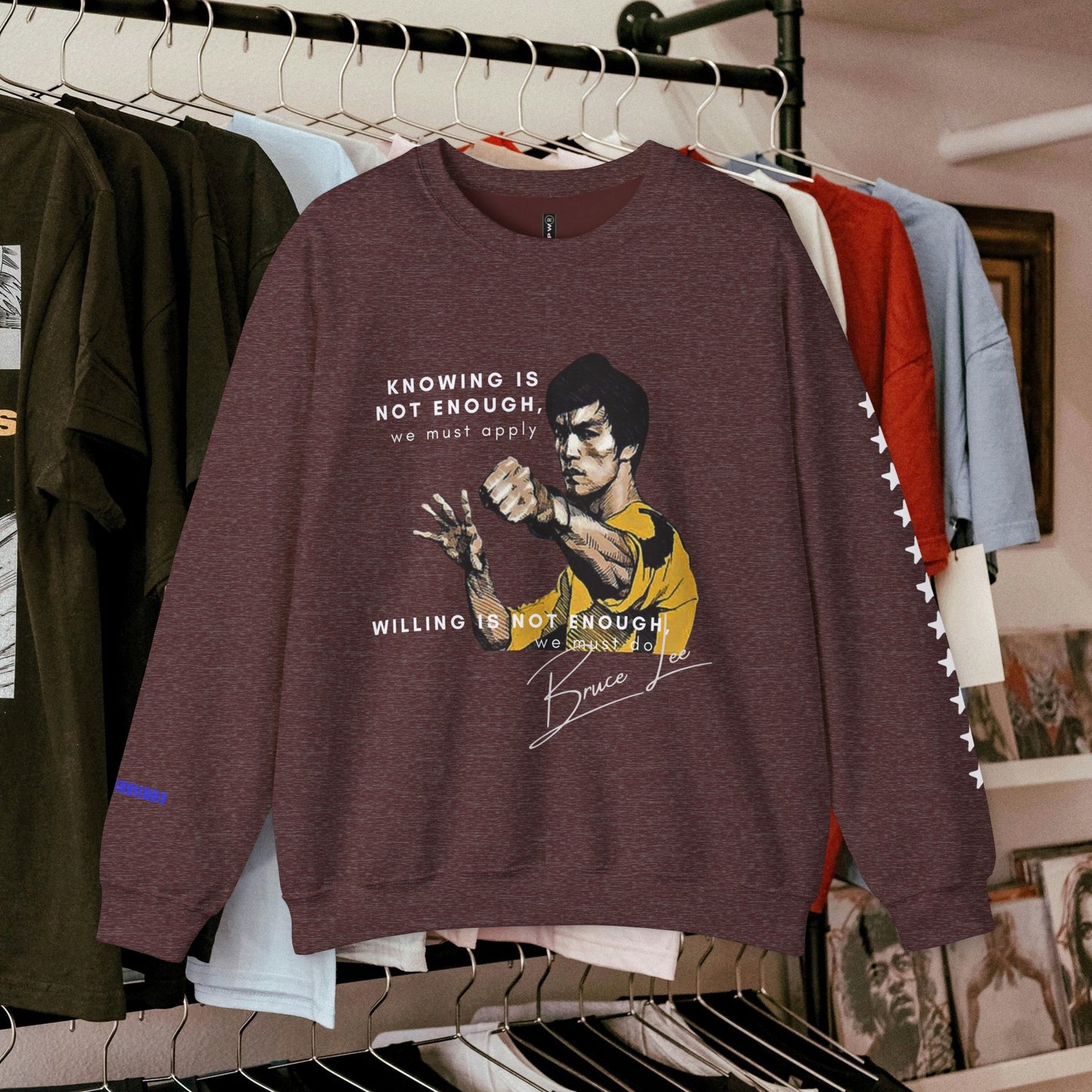 Unisex Heavy Blend™ Crewneck Sweatshirt_ N2+ Sports Series UHBCSS PT2WW008_ Limited Edition ‘Zeztz’ Brand Sports Elements by WesternWaves: