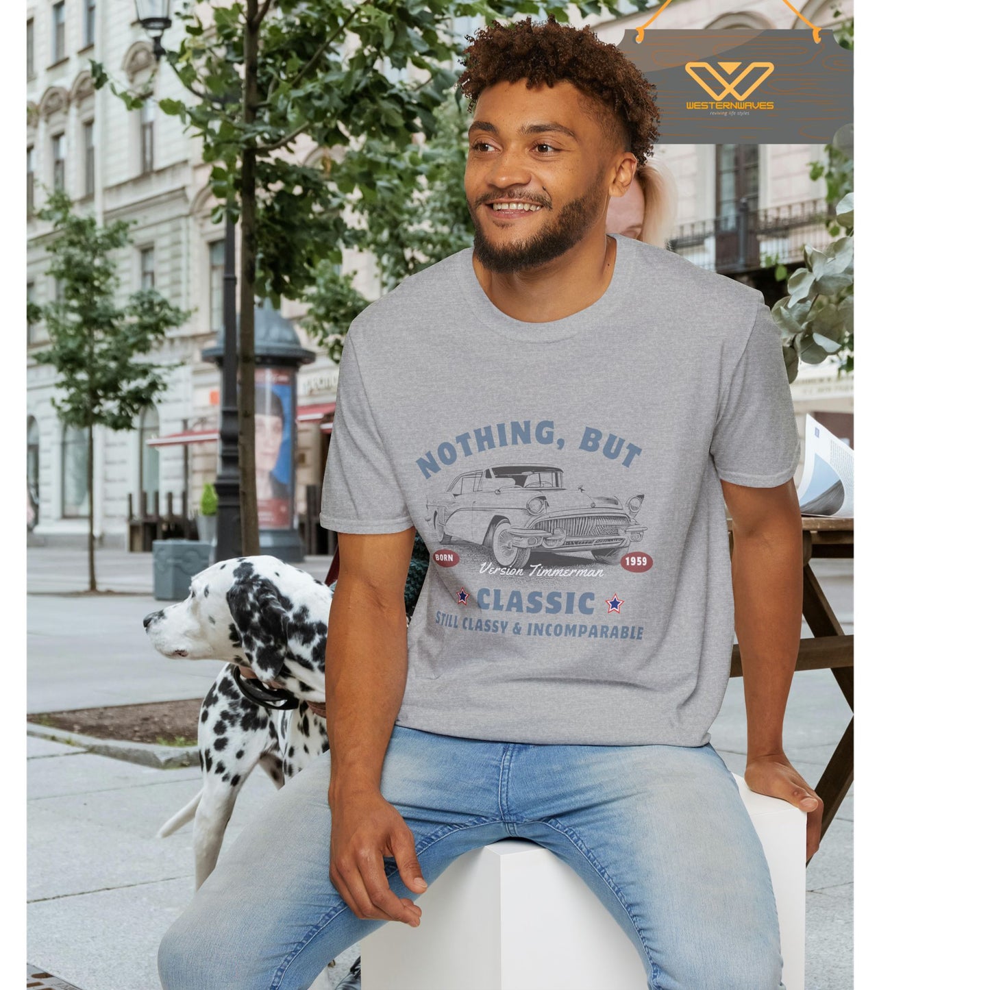 Unisex Softstyle T-Shirt_ N3+ USSTS FT2WW005_ Redefine Relaxation Limited Edition by WesternWaves:
