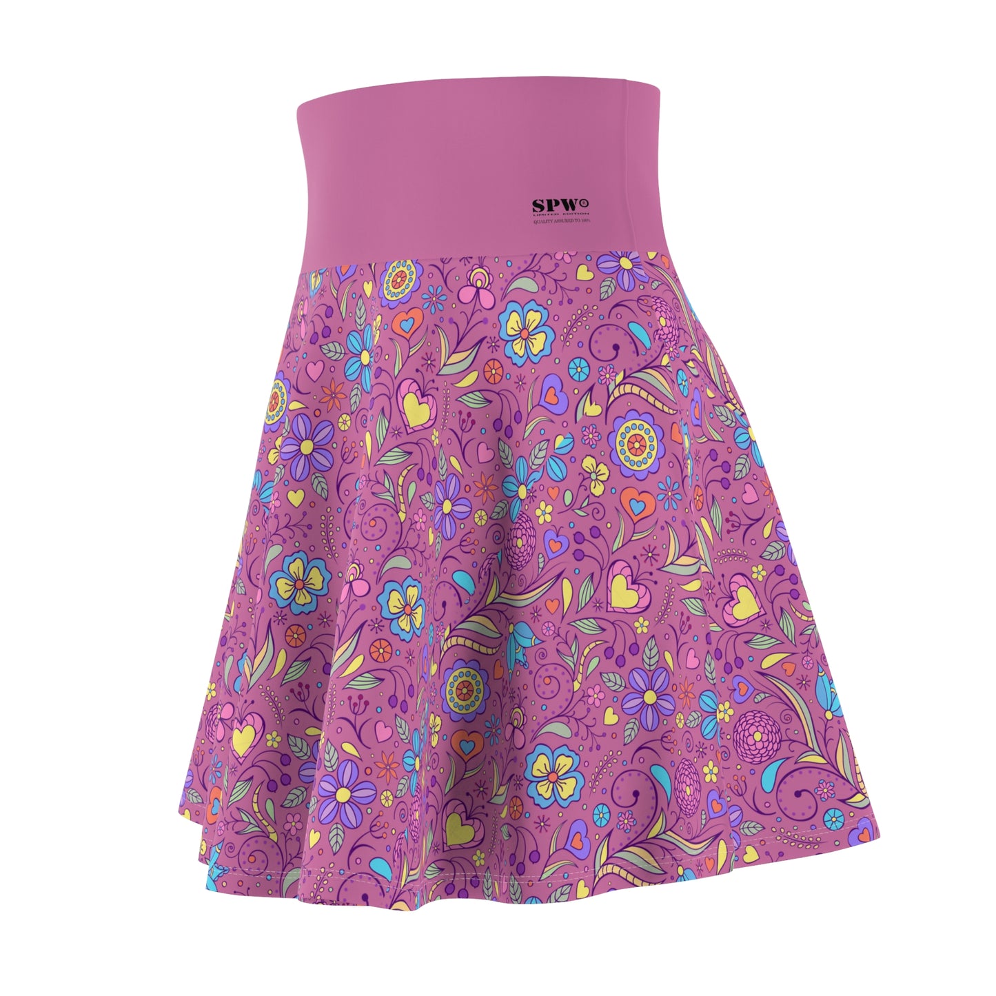 Women's Skater Skirt (AOP)_ N3+ Series WSSAOP PT2WW003_ Freedom Flare Limited Edition by WesternWaves