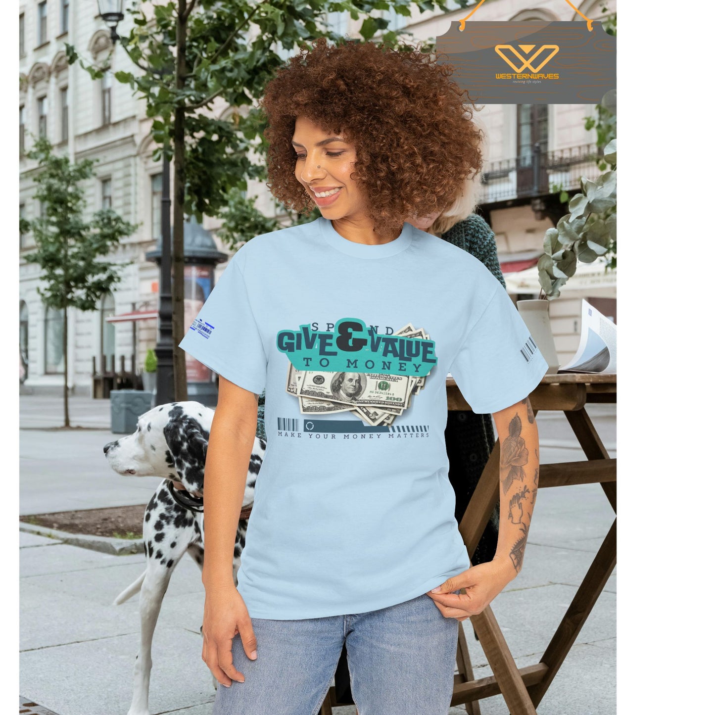 Unisex Heavy Cotton Tee_ Crafted from premium 100% cotton_ N3+ Series UHCT PT2WW012_ Limited Edition Maximum Comfort by WesternWaves: