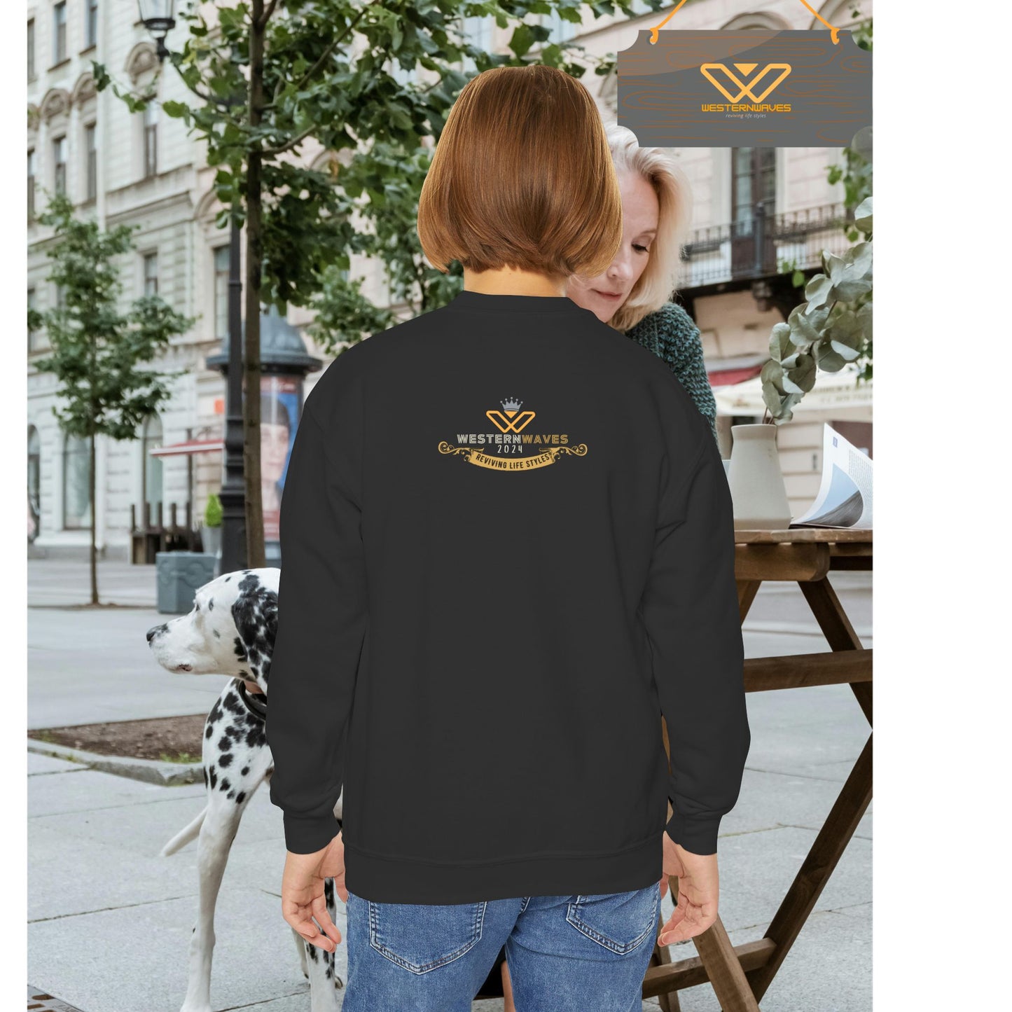 Youth Crewneck Sweatshirt_ N3+ Series YCNSS PT2WW001_ Limited Edition Perfect Companion for the School, Sports & Casual hangouts by WesternWaves: