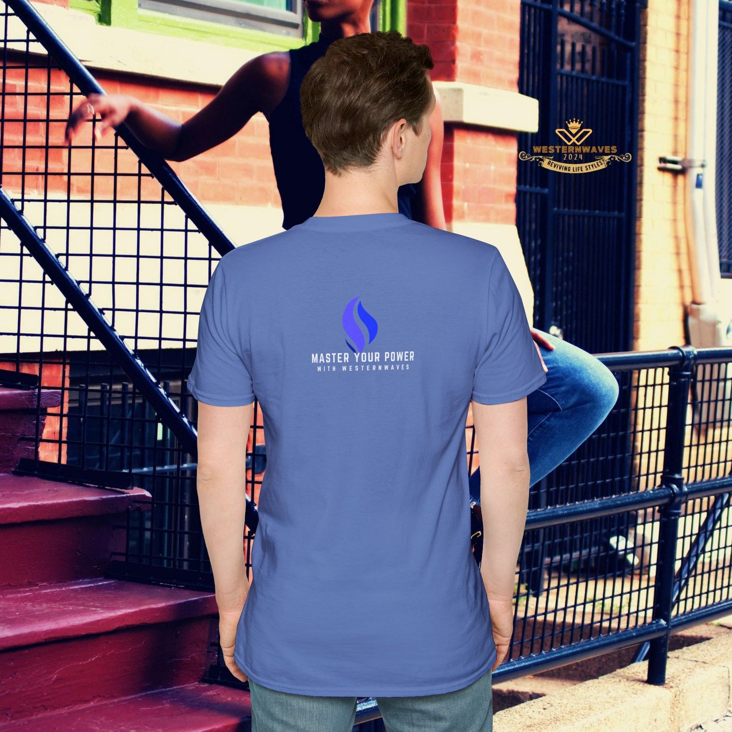 Unisex Softstyle T-Shirt_ N3+ Series USSTS FT2WW005_ Limited Edition Redefines & Relaxation by WesternWaves: