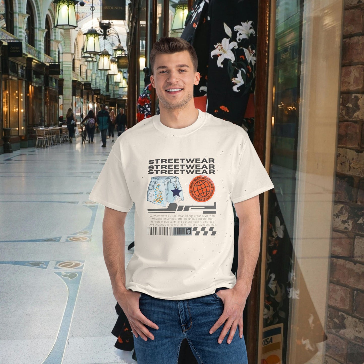 Beefy-T® Short-Sleeve T-Shirt_ N3+ Series BFYTRSSTS PT2WW003_ Limited Edition Stylish Raw Classic by WesternWaves: