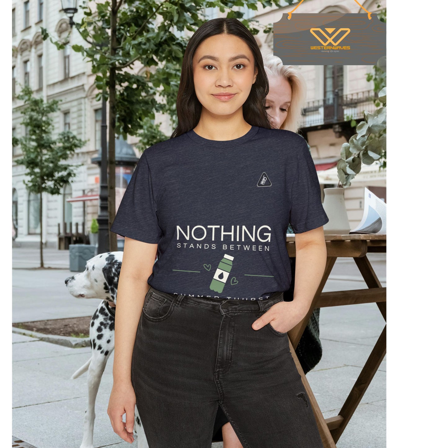 Eco-Friendly Unisex T-Shirt_ N7* Series ECOFUSTS PT2WW001_ Limited Edition Eco-Friendly T-Shirt by WesternWaves: