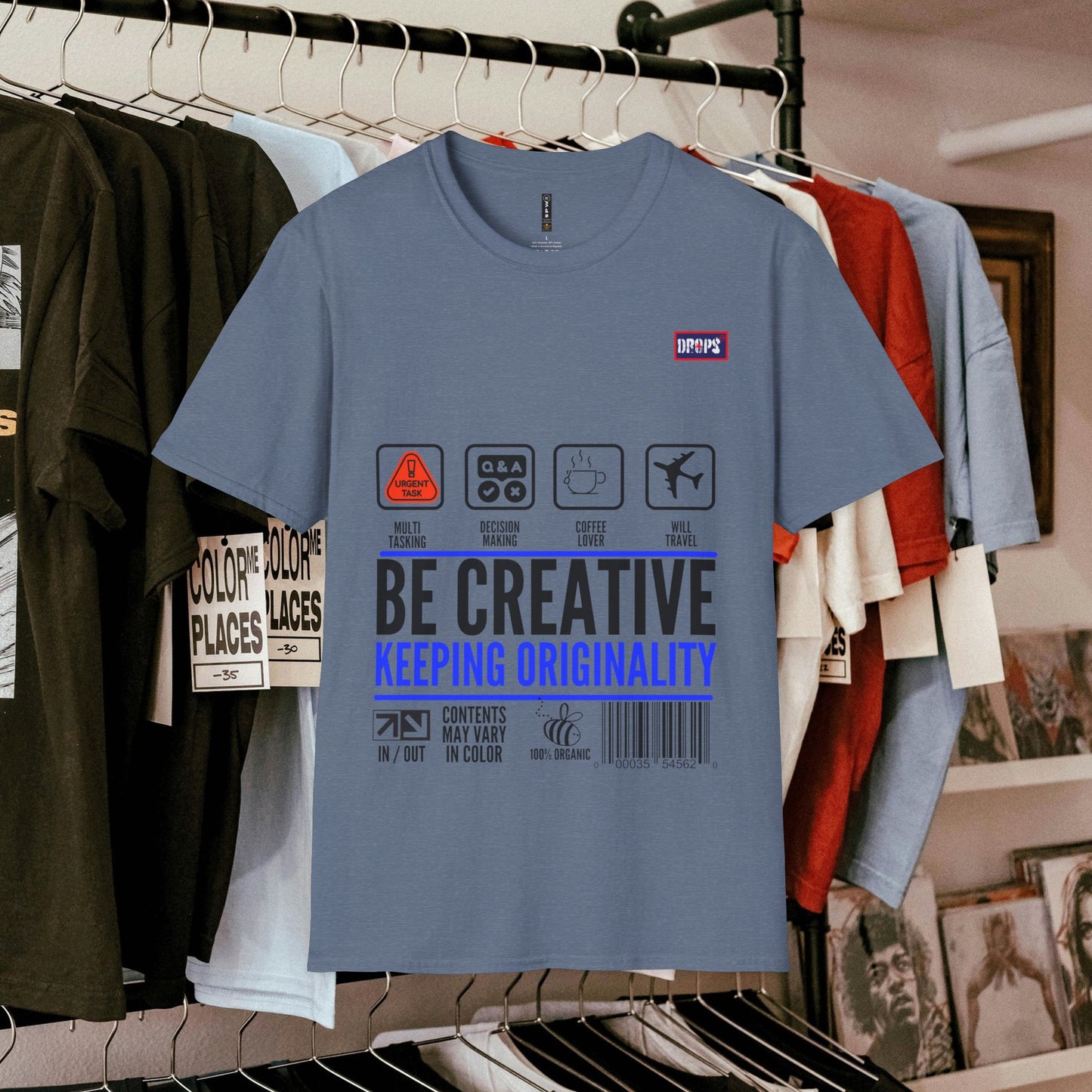 Unisex Softstyle T-Shirt_ N2+ Series USSTS FT2WW007_ Redefine Relaxation Limited Edition by WesternWaves: