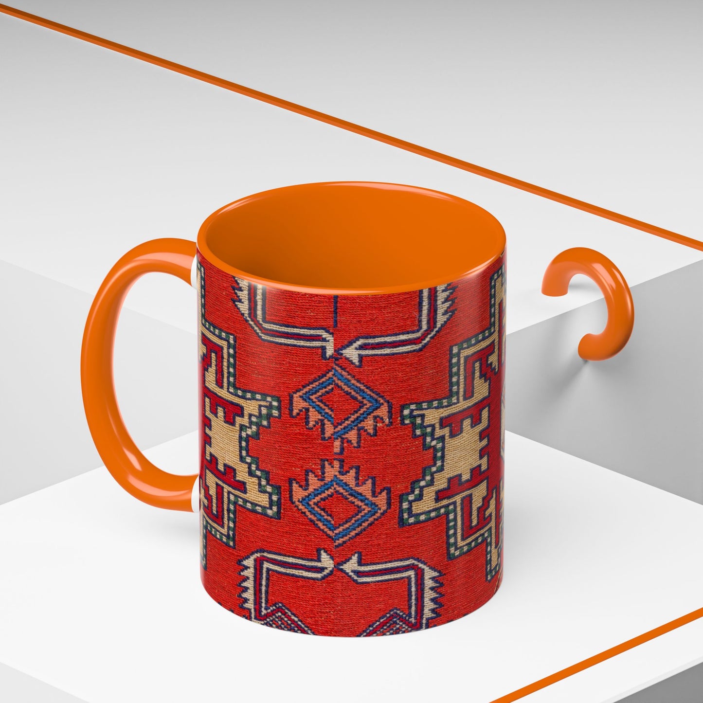 Accent Coffee Mug 11, 15oz_ N3+ Series ACM11OZ PT2WW019_ Limited Edition Perfect Blend of Style by WesternWaves: