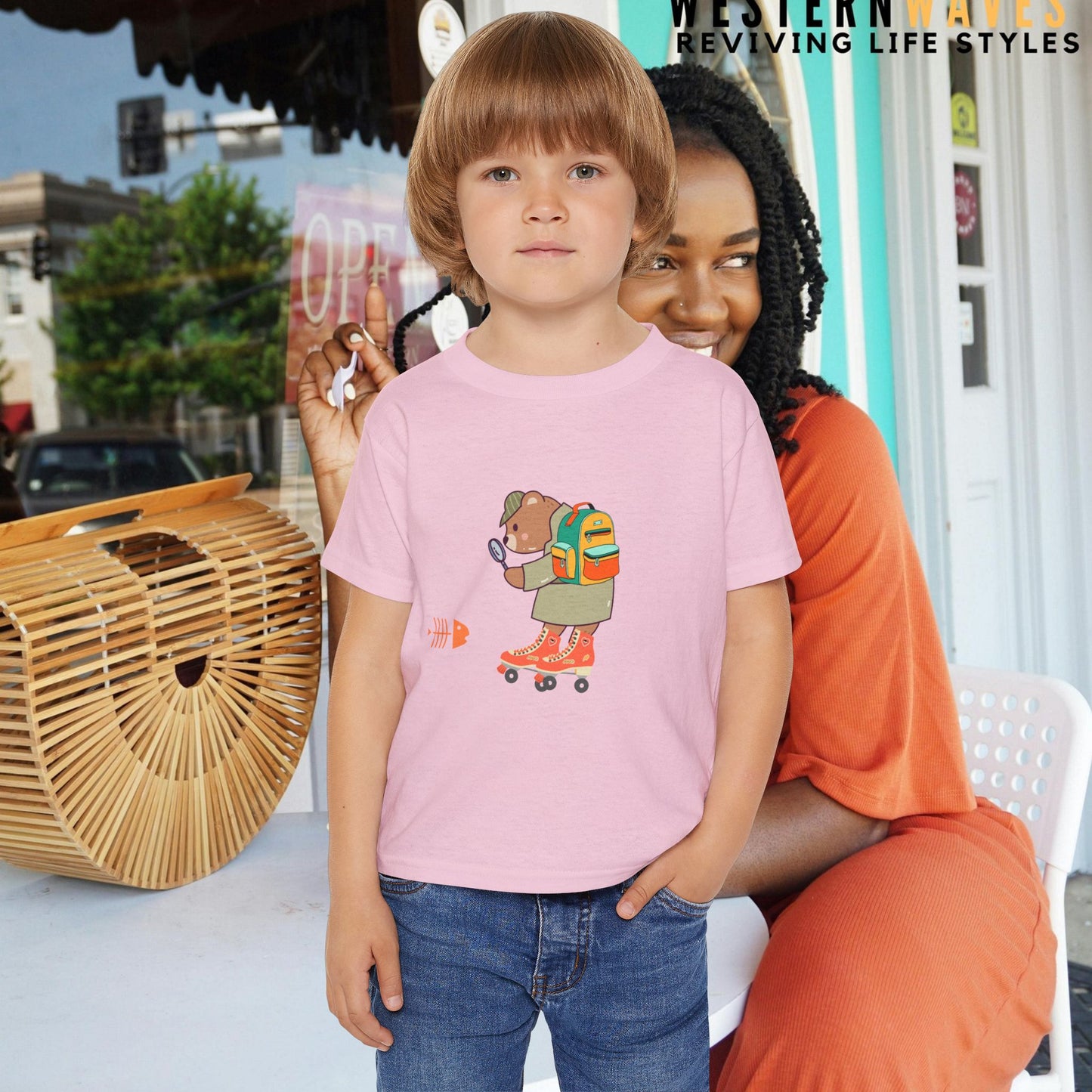 Heavy Cotton™ Toddler T-shirt - N5 Series HCT PT2BC010_ Eco-Friendly Comfort of Limited Edition of WesternWaves: