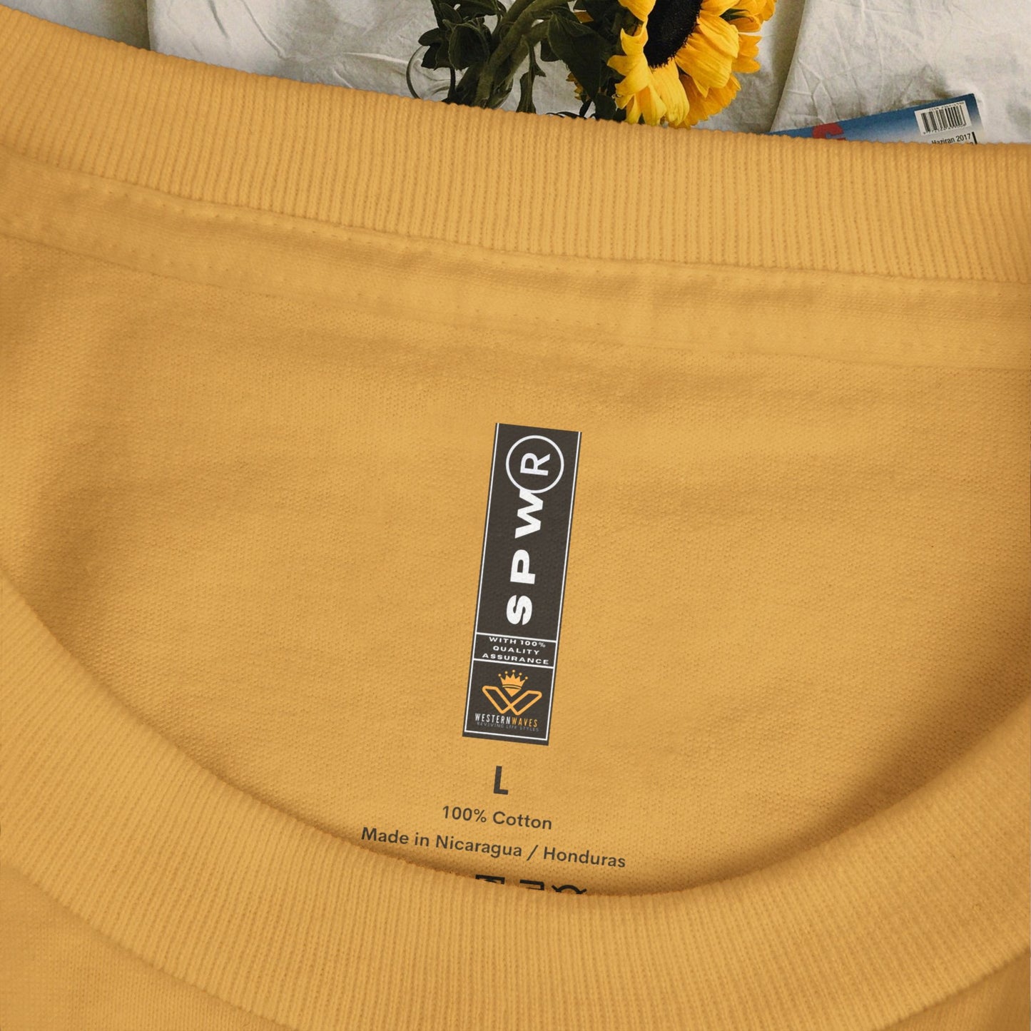 Unisex Garment-Dyed Heavyweight Cotton Tee_ N2+ Series USGDHWCTEE PT2WW008_ Limited Edition Statement of Style by WesternWaves: