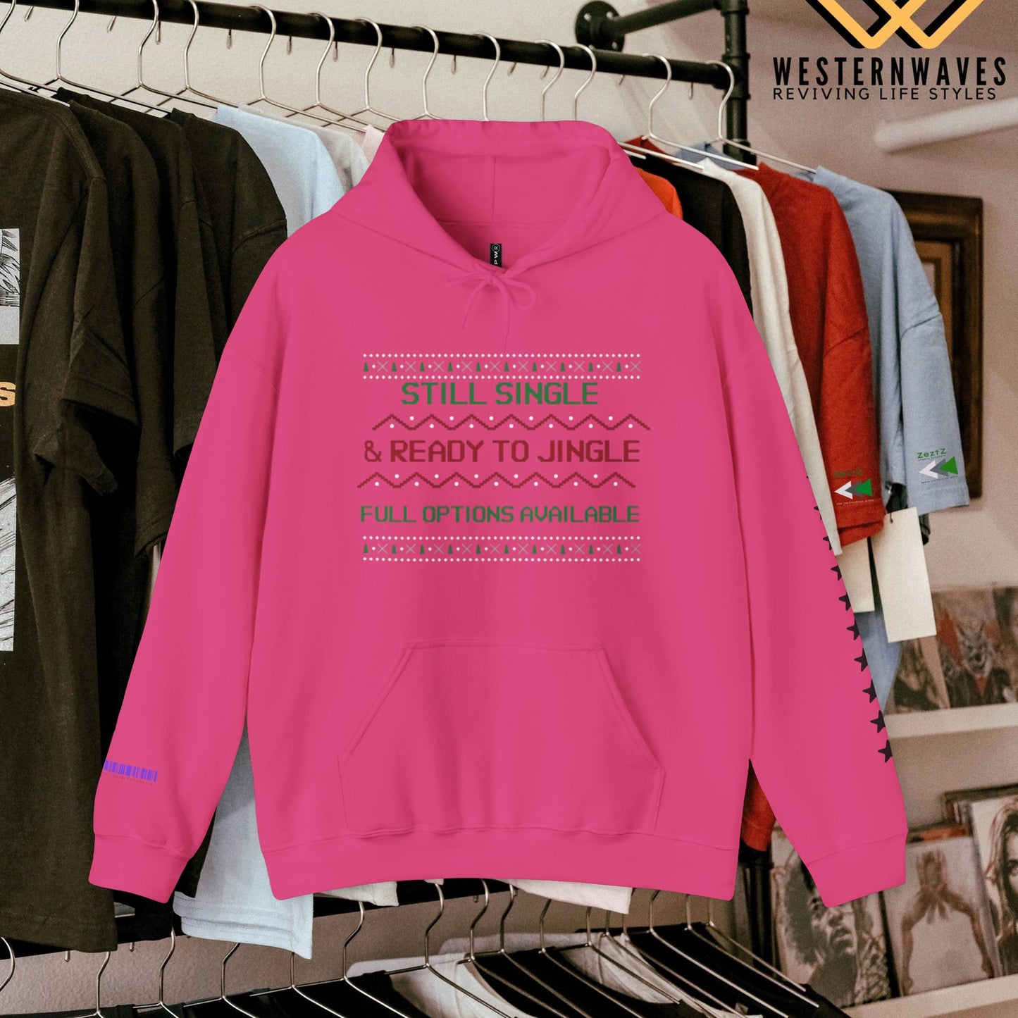 Unisex Heavy Blend™ Hooded Sweatshirt_ N2+ Series USHBHSS PT2WW007_Limited Edition Pinnacle of Comfort & Style by WesternWaves: