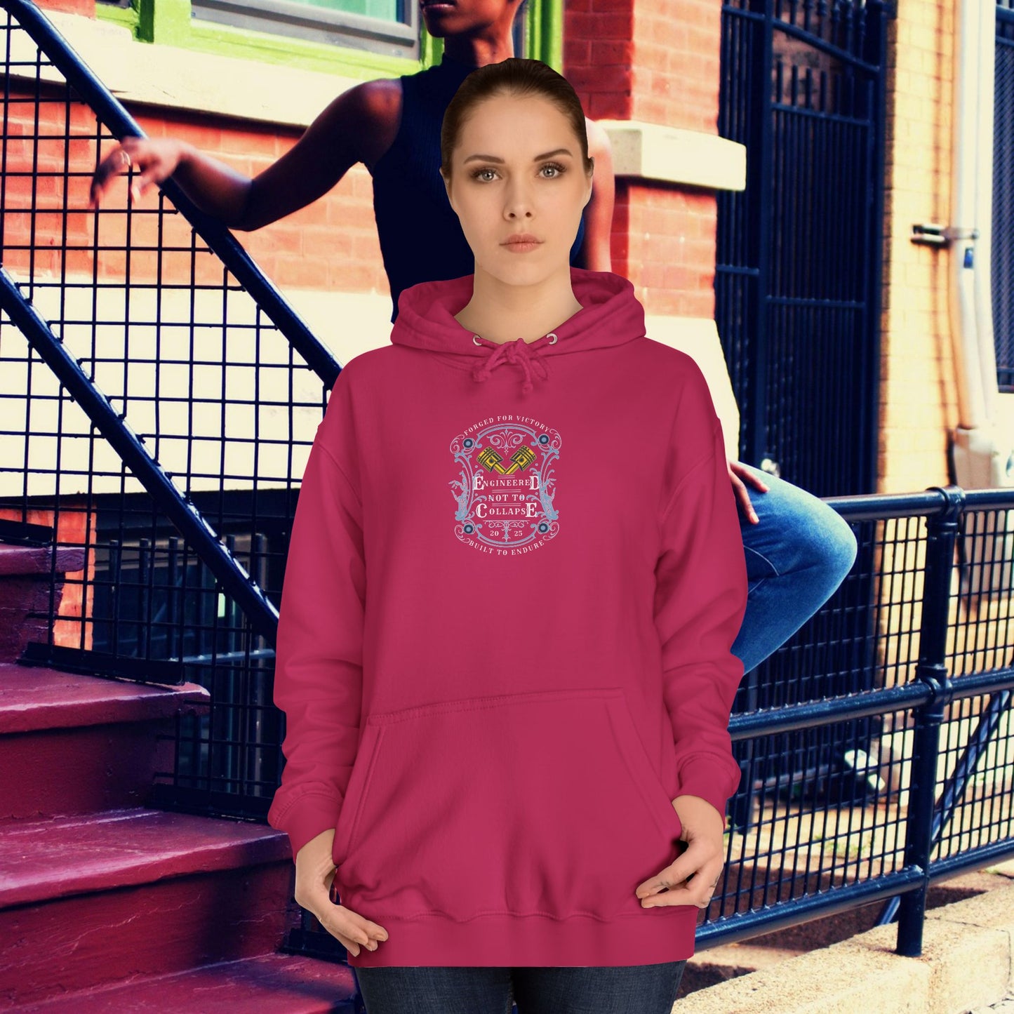 Unisex College Hoodie_ N3+ Series SCH PT2WW004_ Limited Edition Timeless Unisex Design by WesternWaves: