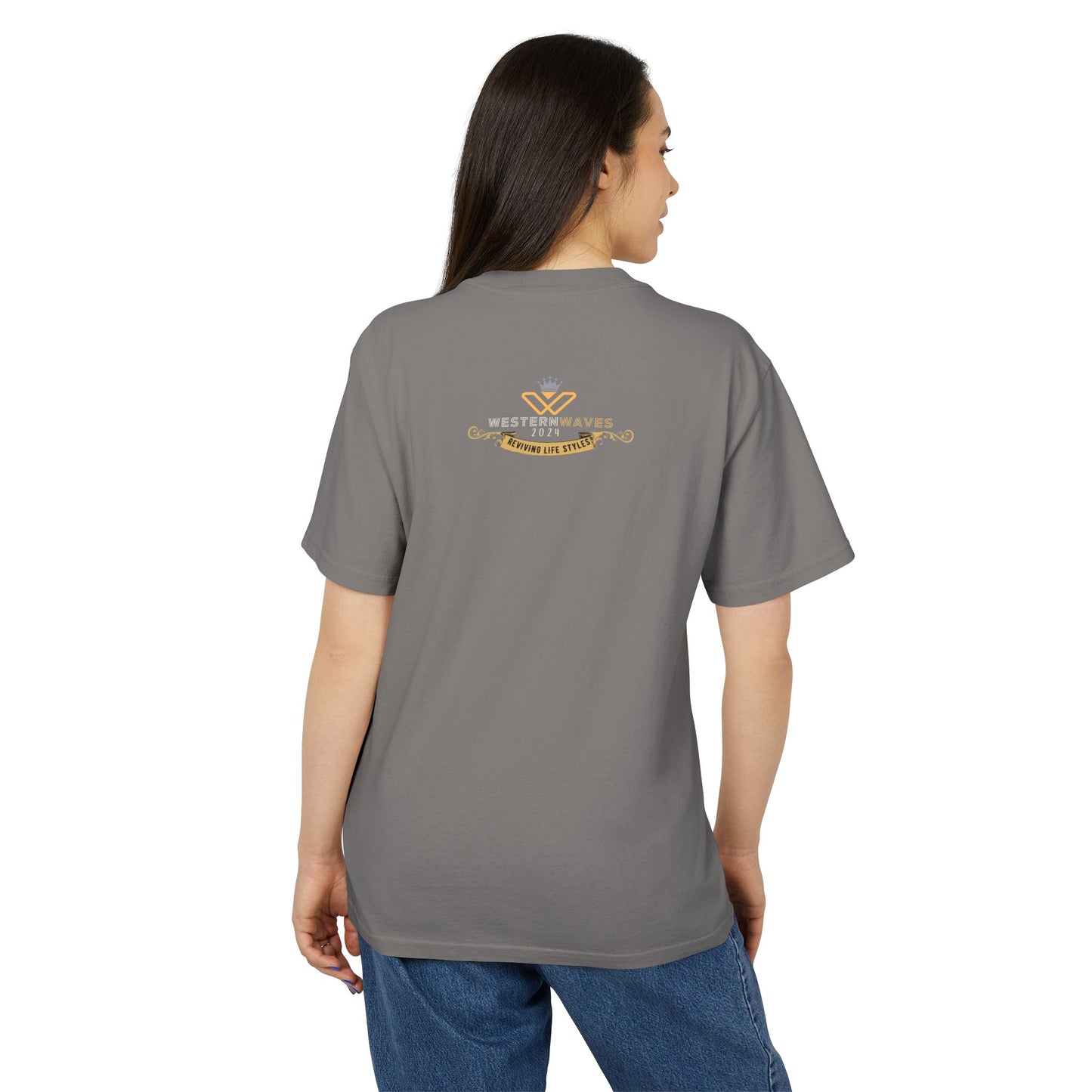 Unisex Heavy Faded Tee_ N3+ Series USHFTEE PT2WW006_ Vintage Vibes Limited Edition Tee by WesternWaves