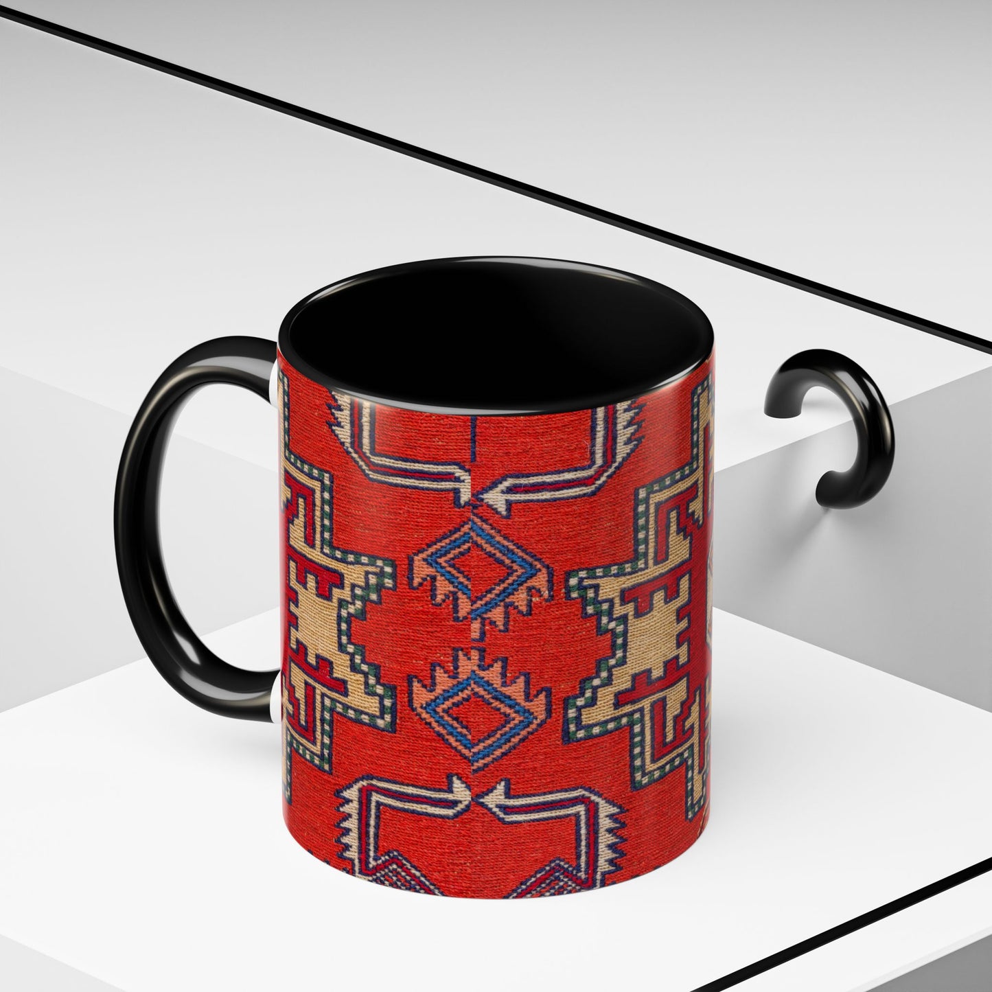Accent Coffee Mug 11, 15oz_ N3+ Series ACM11OZ PT2WW019_ Limited Edition Perfect Blend of Style by WesternWaves:
