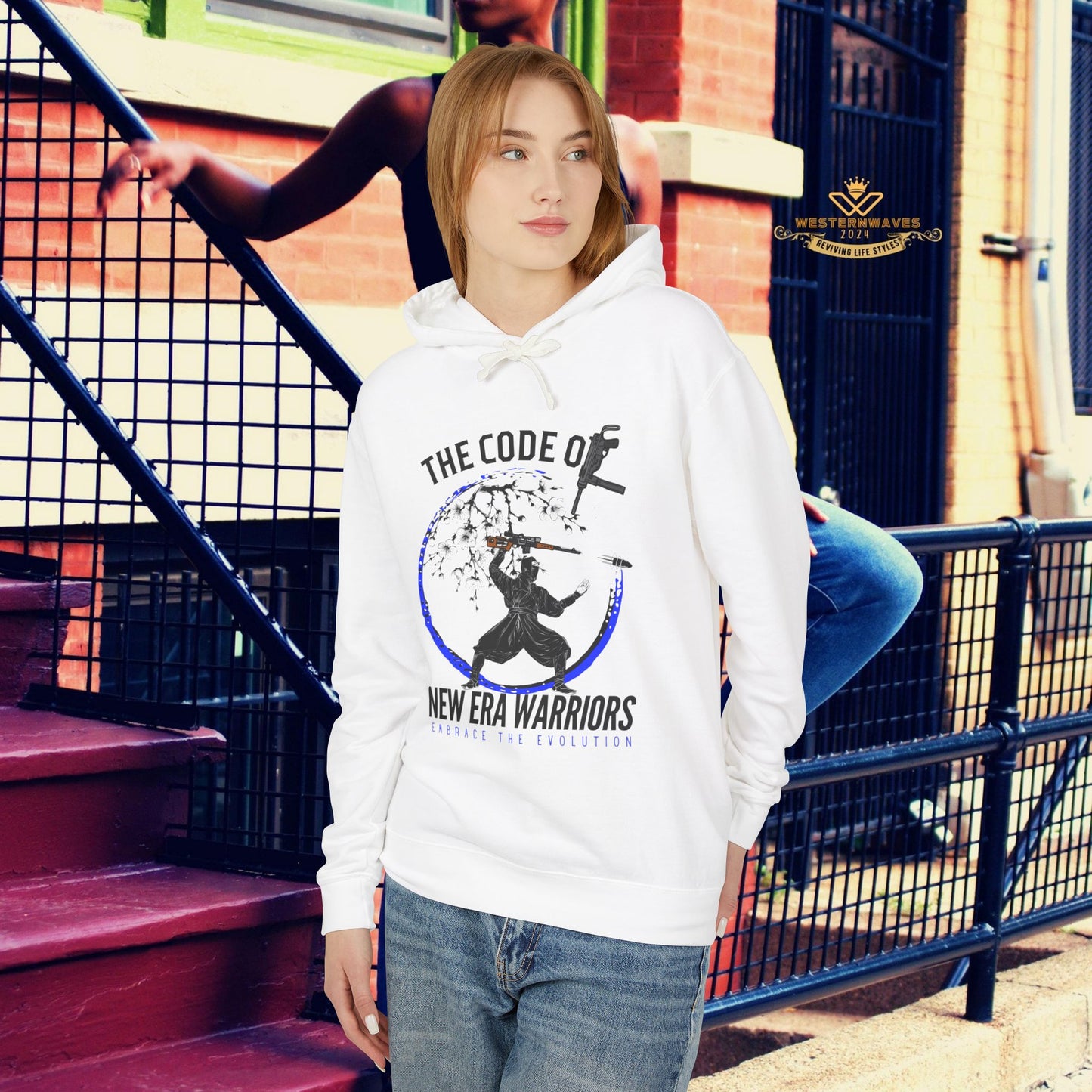 Unisex Lightweight Hooded Sweatshirt – N2+ Series SPW USLWHSS PT2WW014_ Limited Edition Crafted Comfort by WesternWaves: