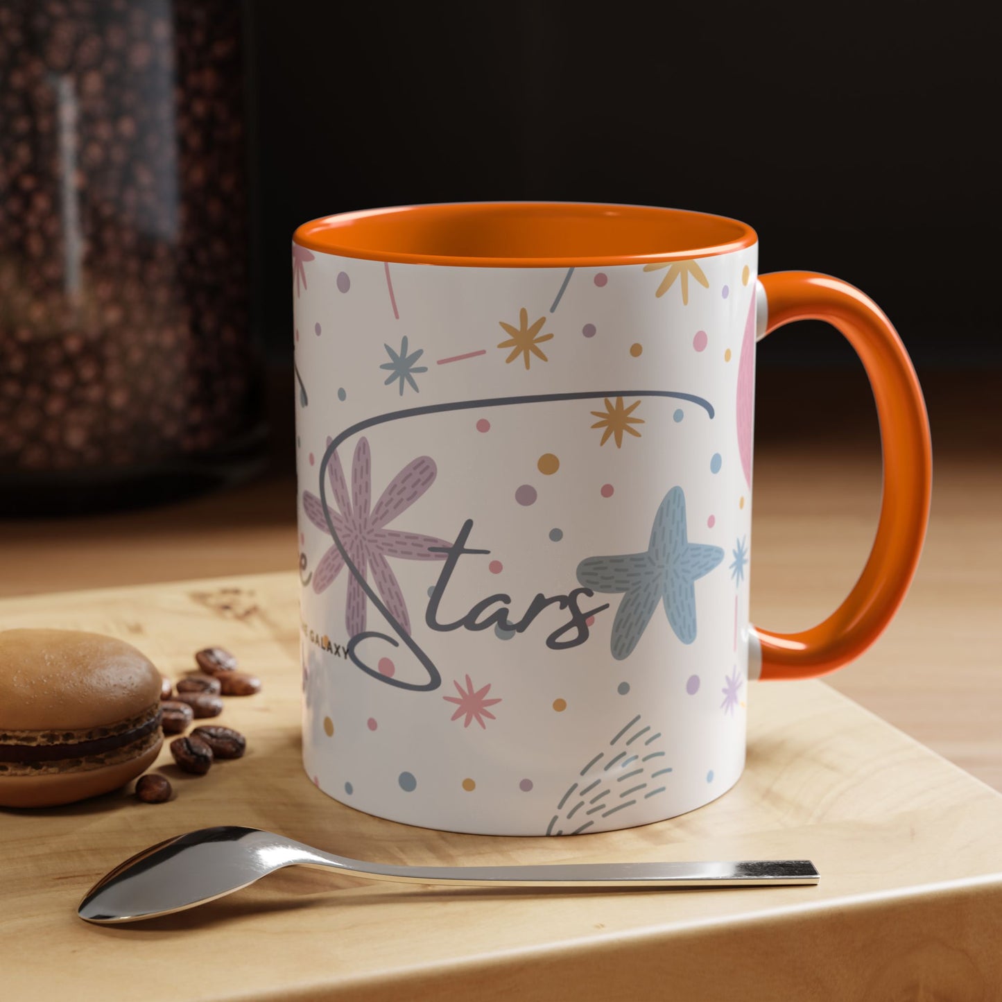 Accent Coffee Mug (11, 15oz) _ N3+ Series ACMUG PT2WW007_ Limited Edition Blend Style & Functionality by WesternWaves: