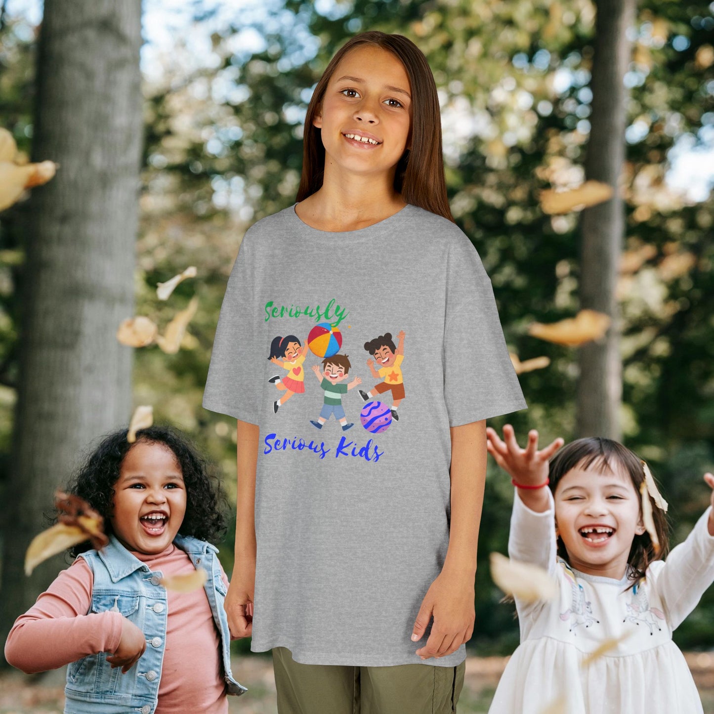 Kids Heavy Cotton™ Tee_ N3+ Series KHCT PT2WW001_ Limited Edition Durable Comfort for Every Adventure by WesternWaves: