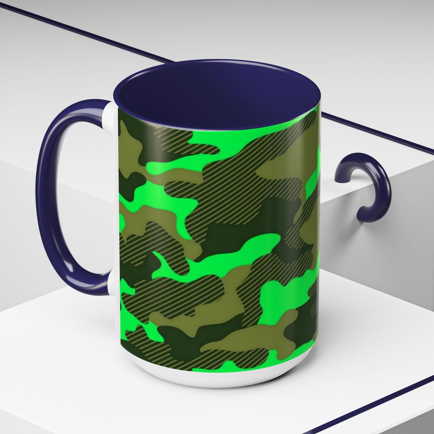Accent Coffee Mug (11, 15oz)_ N2 Series ACMUG PT2WW004_ Limited Edition Mug by WesternWaves: