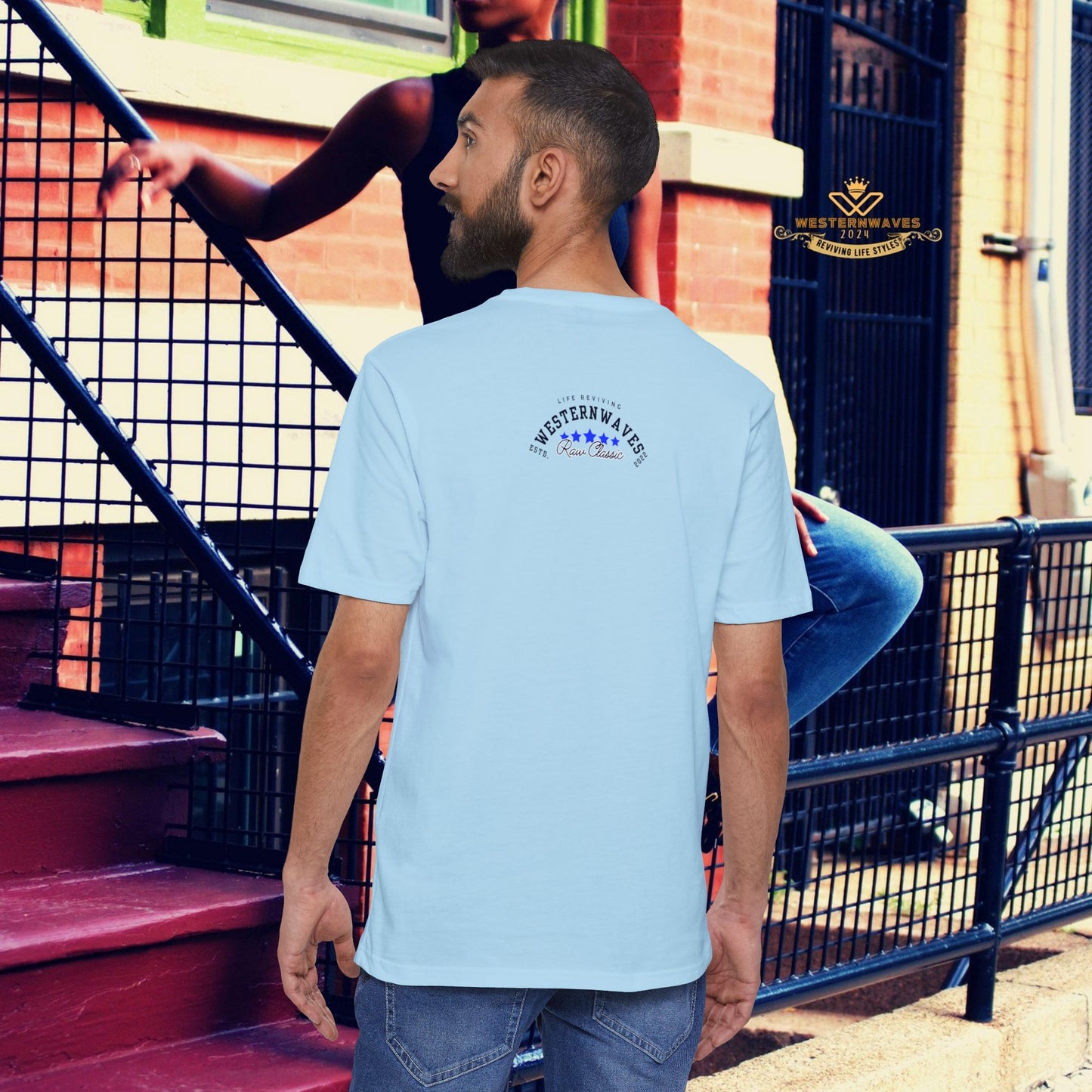 Unisex District® Re-Tee®_ N Series USDRR_ PT2WW001_ Sustainable Style by WesternWaves:
